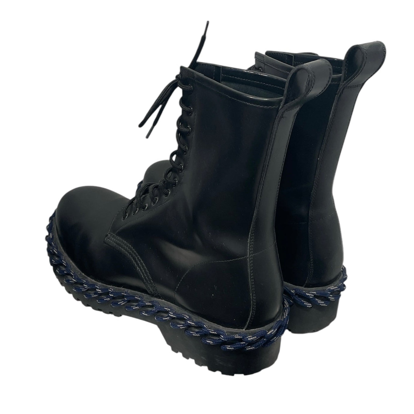 BALENCIAGA/Boots/EU 43/Leather/BLK/rope combat boots view 2