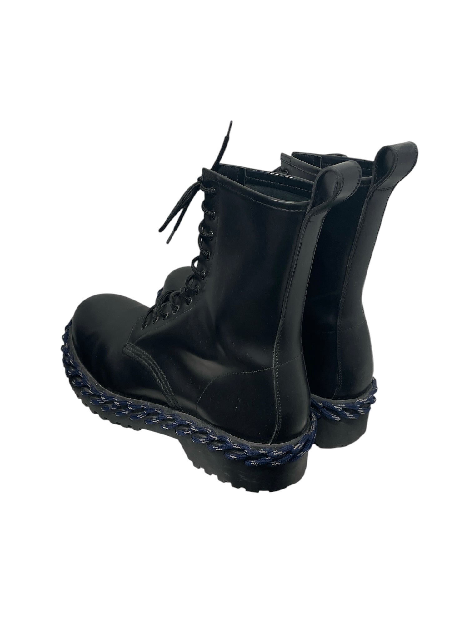 BALENCIAGA/Boots/EU 43/Leather/BLK/rope combat boots view 2
