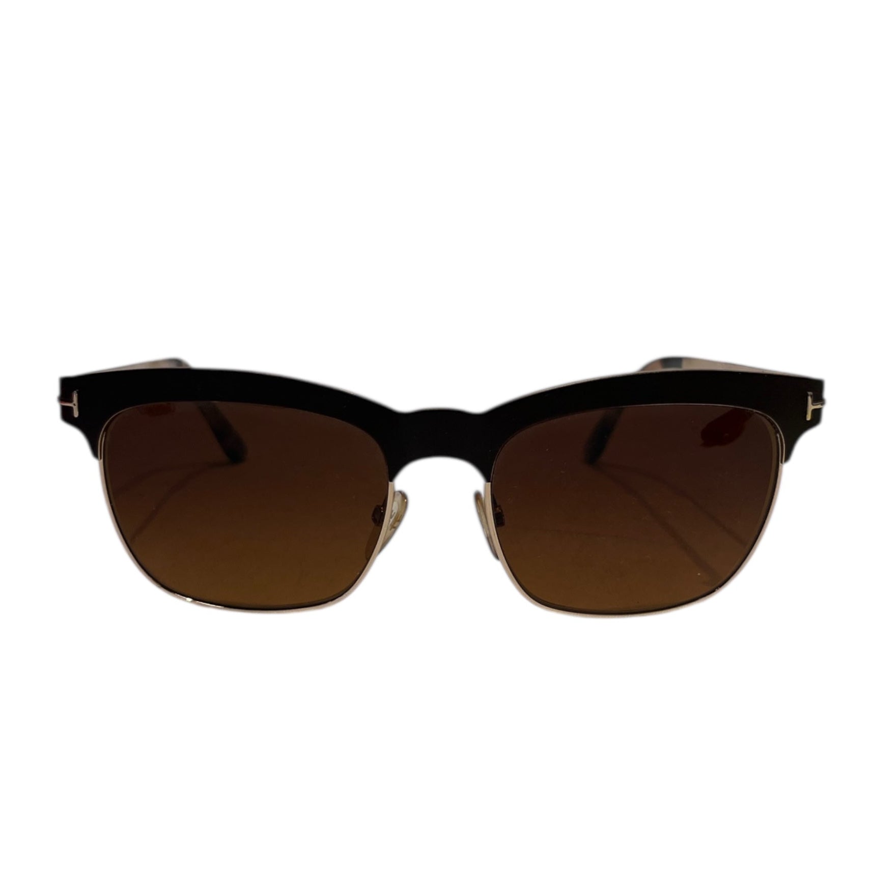 TOM FORD/Sunglasses/Plastic/BRW/ELENAHORNRIMBRNLENS view 1