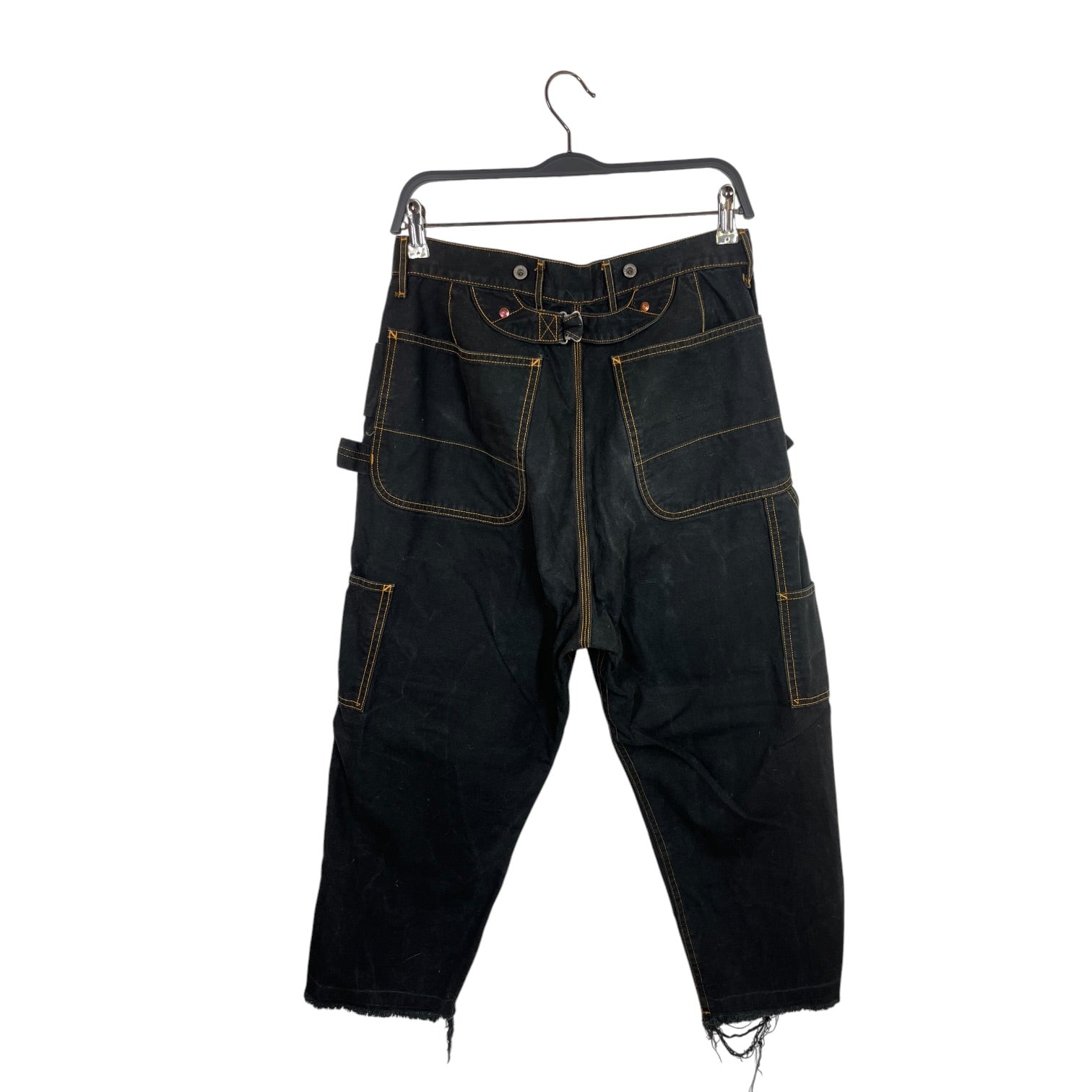 KAPITAL/Straight Pants/2/Cotton/BLK/Light Canvas Lumber Pants view 2