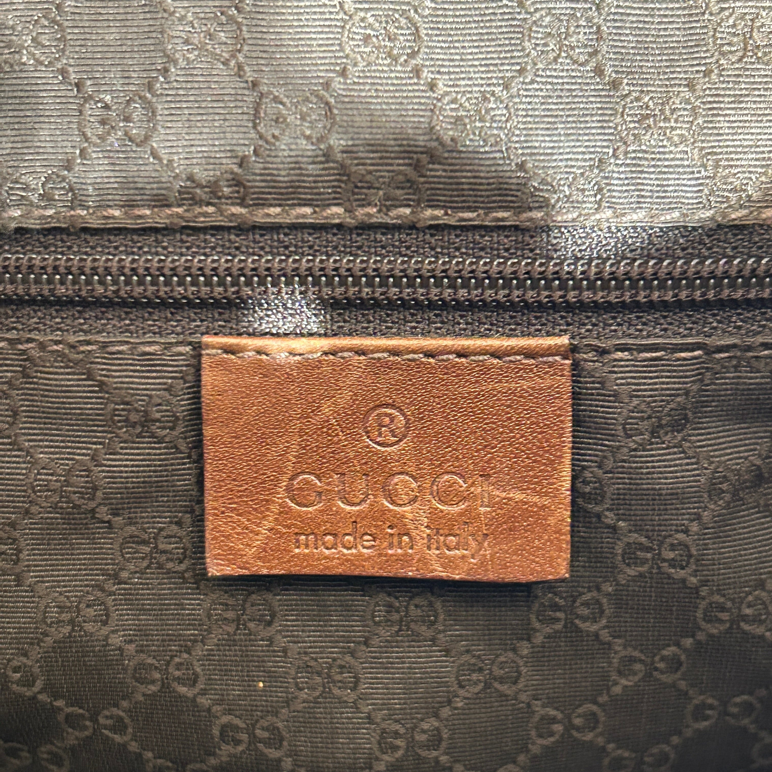 GUCCI/Bag/Leather/BRW/VINTAGE HOBO view 5