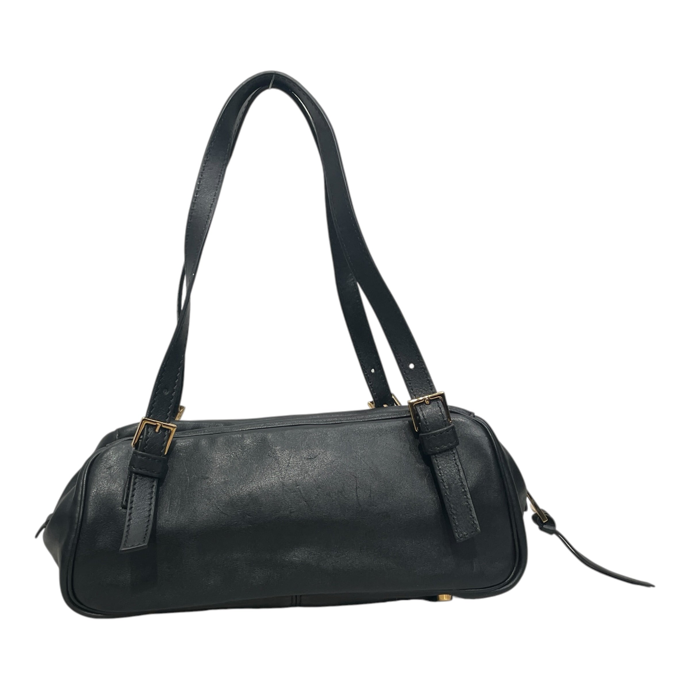 VERSACE/Hand Bag/Leather/BLK/BAGETTE BAG GOLD HARDWARE view 2