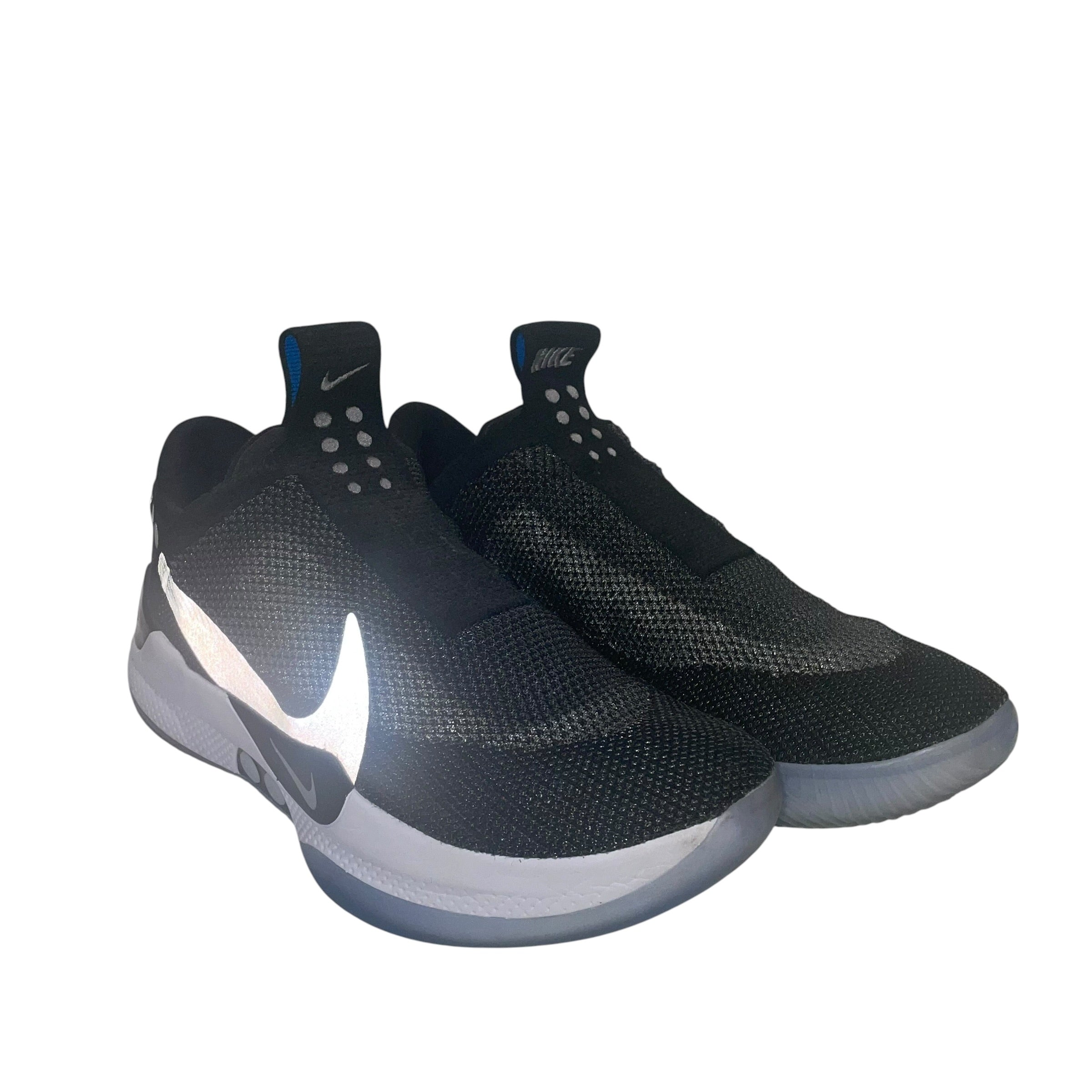 NIKE/ADAPT BB/Low-Sneakers/US 10.5/Polyester/GRY/AO2582-001 view 1