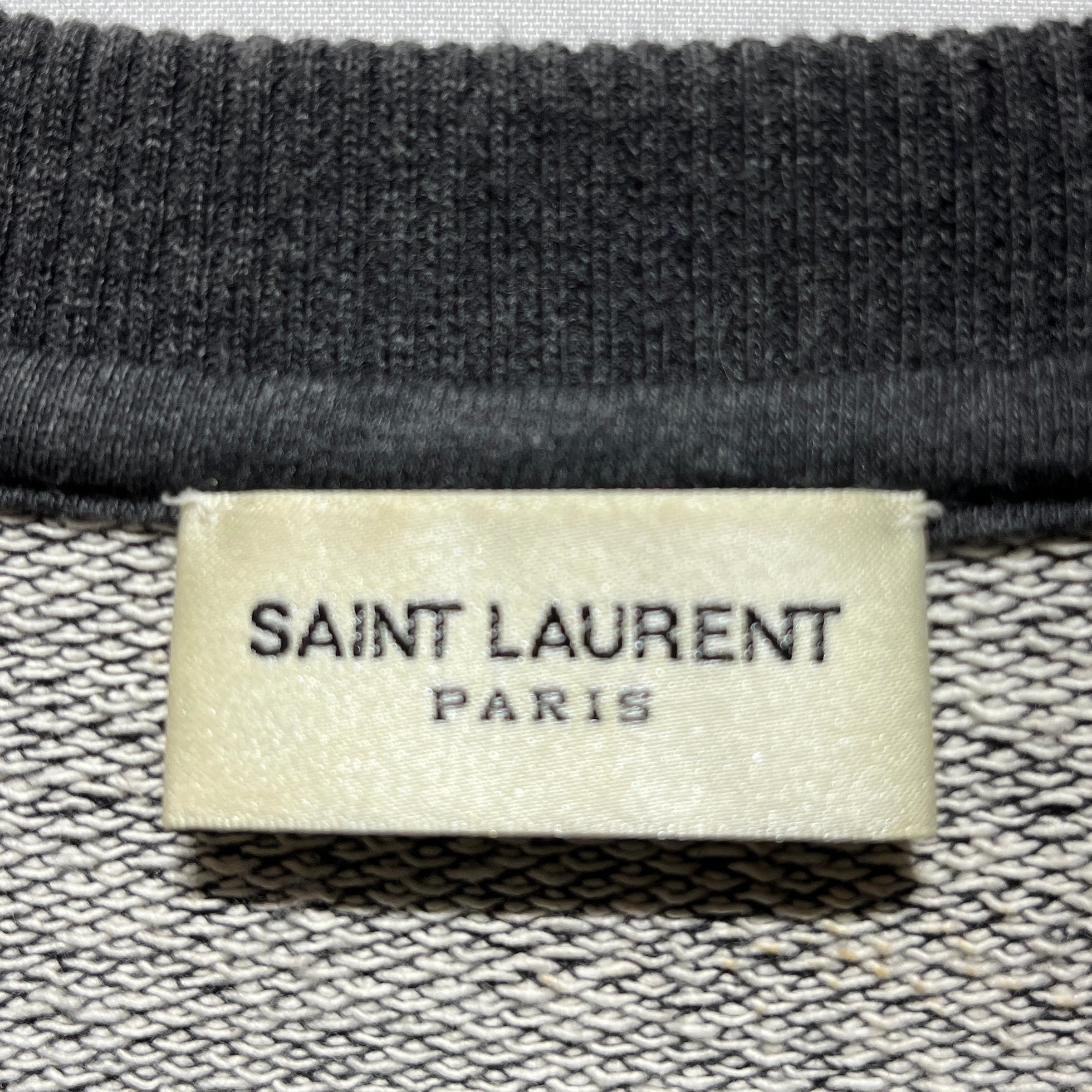 YVES SAINT LAURENT/Sweatshirt/XL/Cotton/GRY/lightning bolt view 7