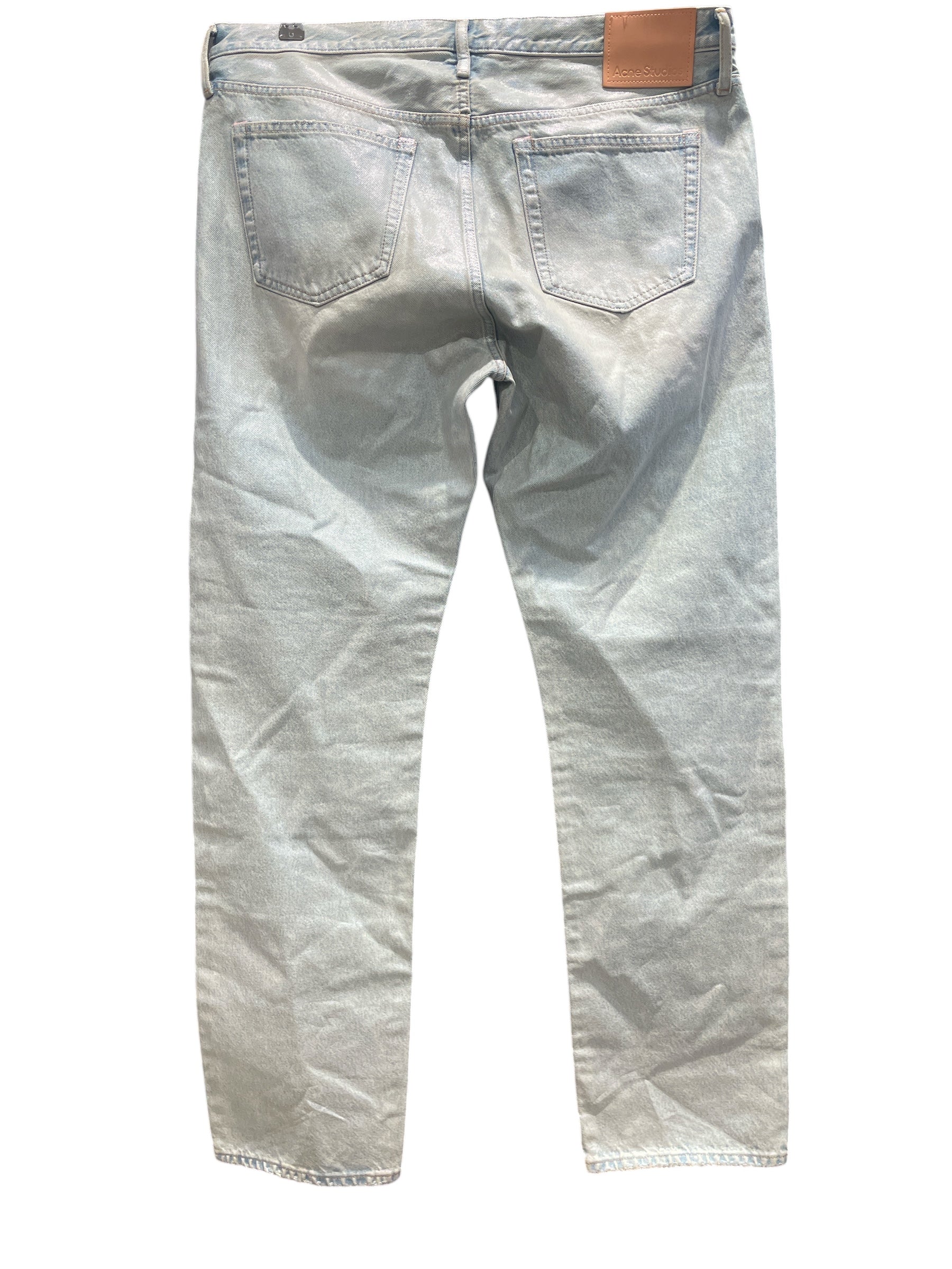 Acne Studios/Bootcut Pants/36/BLU/Wide Leg Gloss Cow Leather view 2