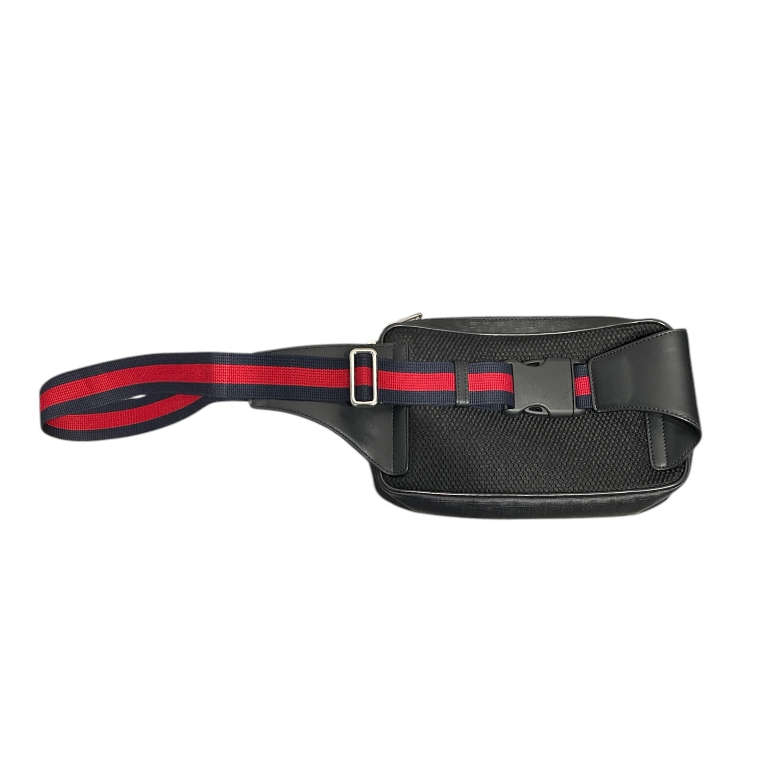 GUCCI/Fanny Pack/Leather/BLK/GG Supreme Belt Bag view 2