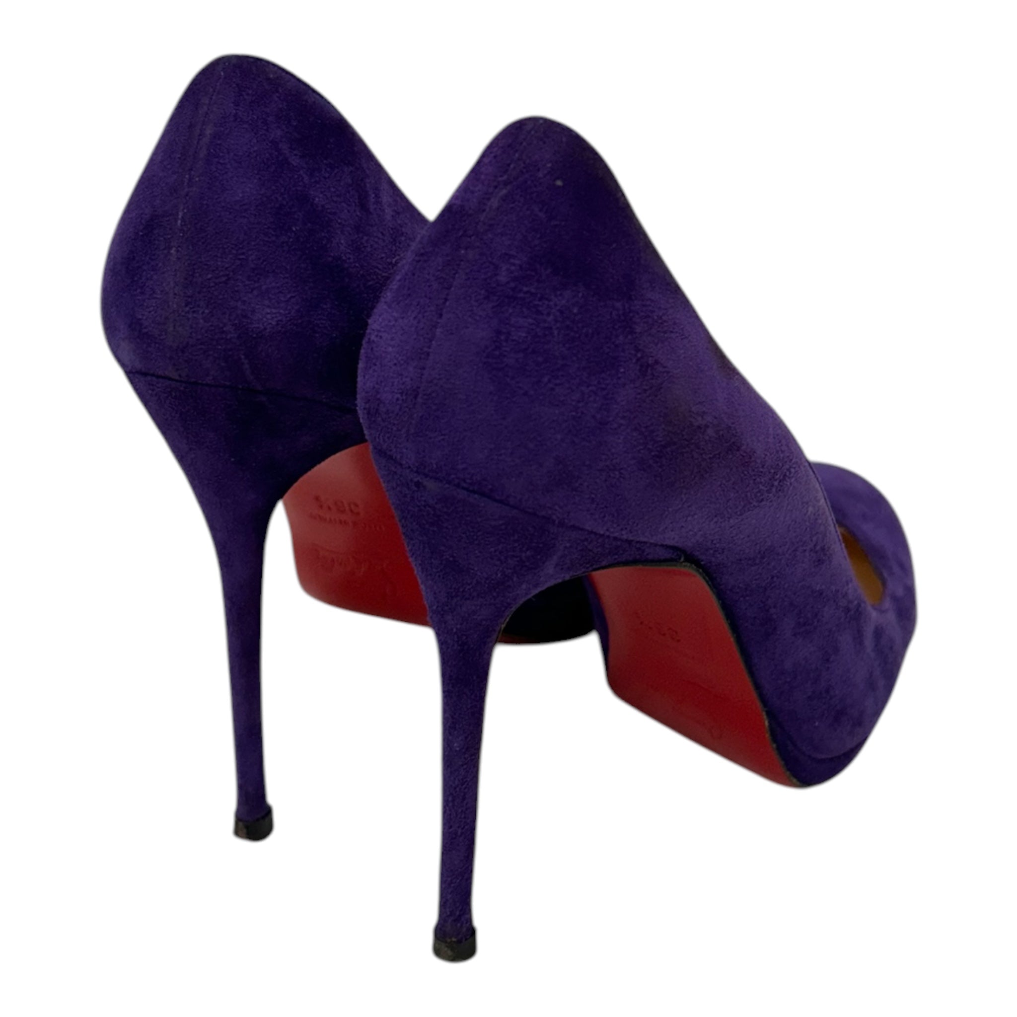 Christian Louboutin/Heels/EU 36.5/Suede/PPL/ view 2