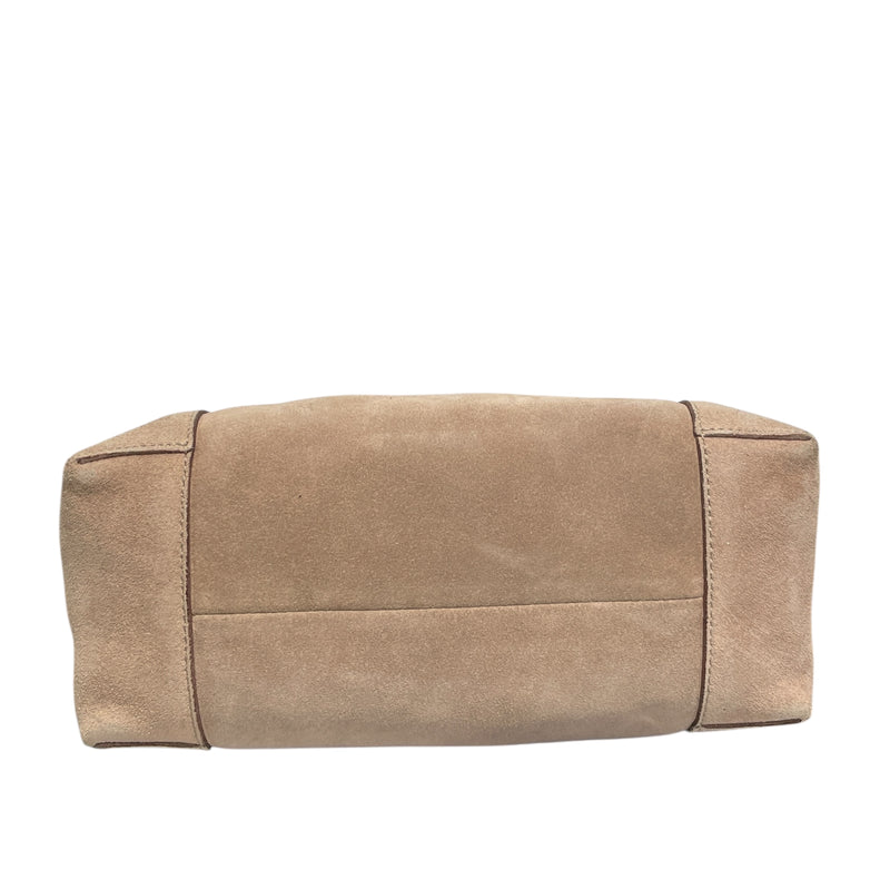 GUCCI/Hand Bag/S/Suede/CML/Jackie Suede Bag