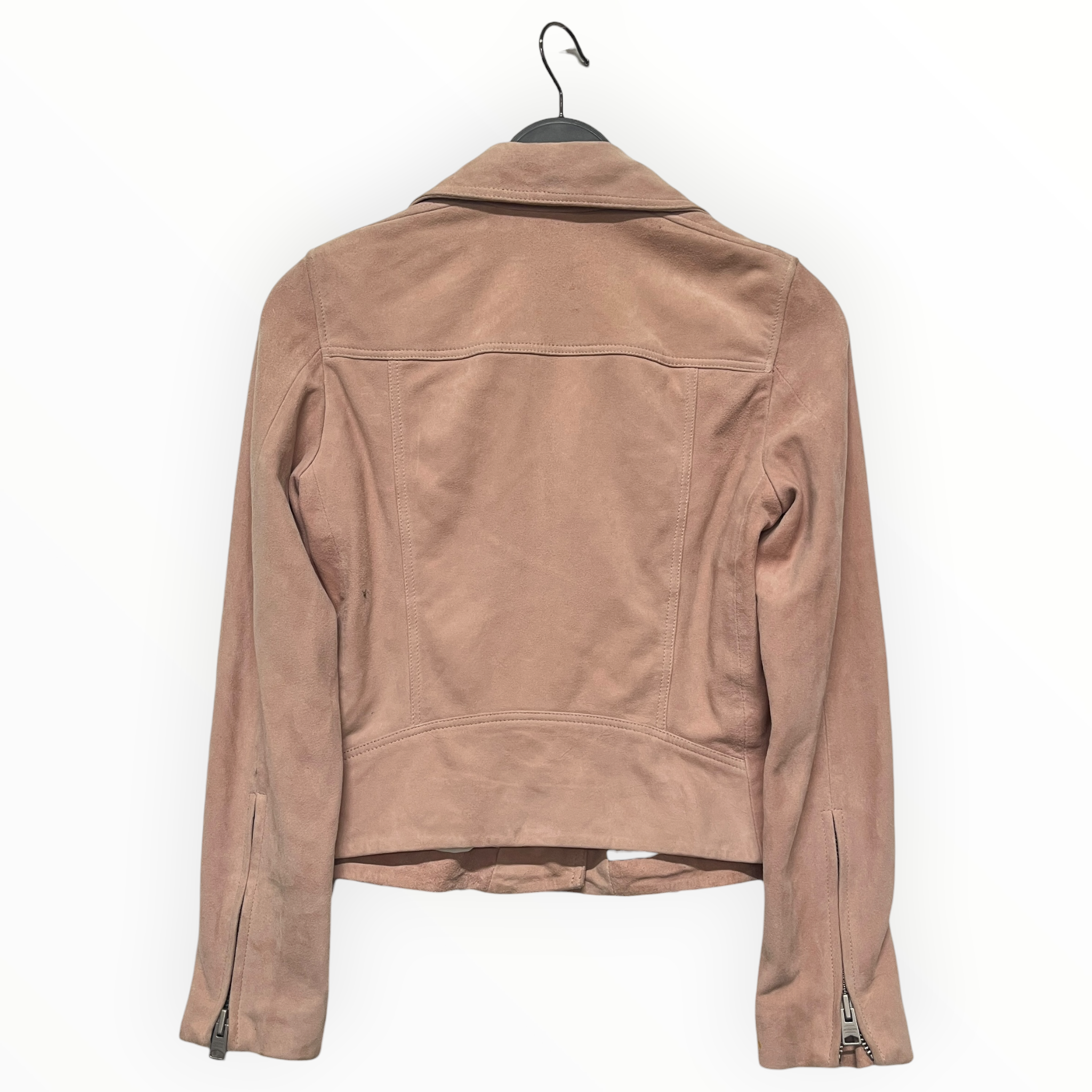 ALLSAINTS/Leather Jkt/6/Leather/PNK/CROPPED view 2
