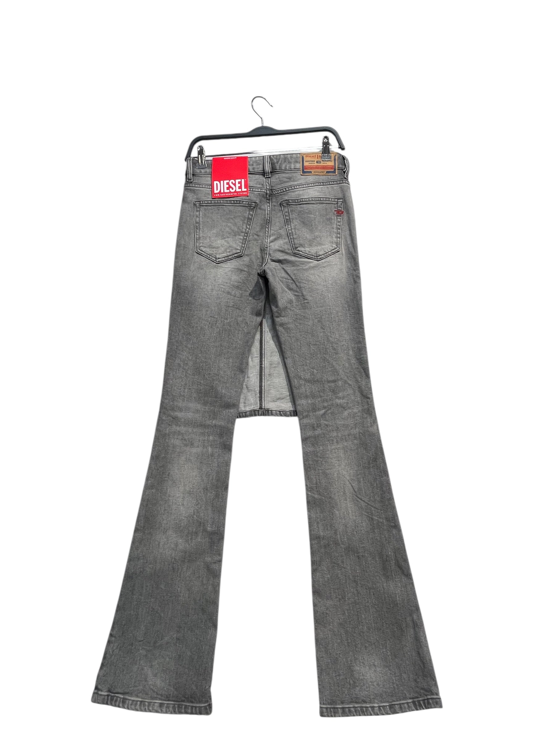 DIESEL/Straight Pants/26/Cotton/GRY/skirt front view 2