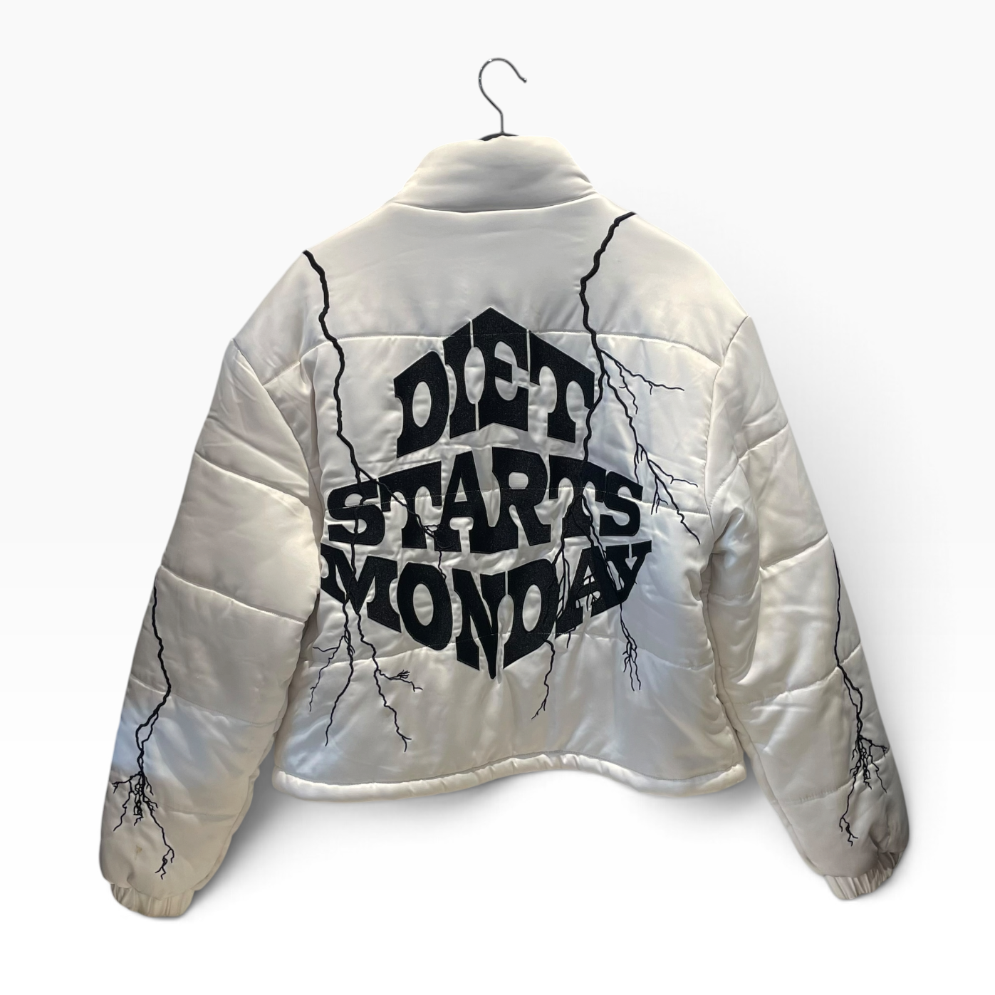DIETSTARTSMONDAY/Coat/M/Polyester/WHT/All Over Print/ view 2