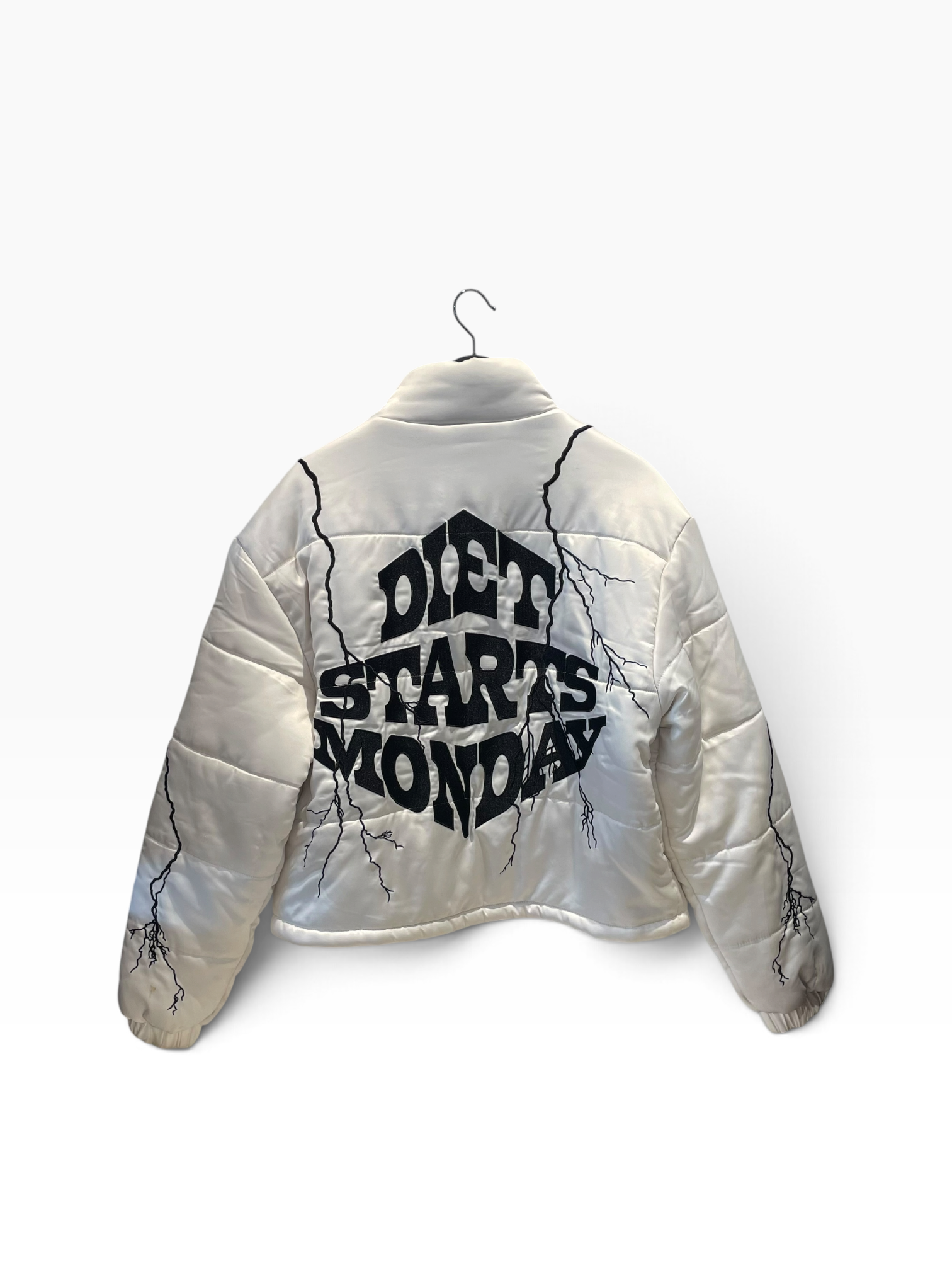 DIETSTARTSMONDAY/Coat/M/Polyester/WHT/All Over Print/ view 2