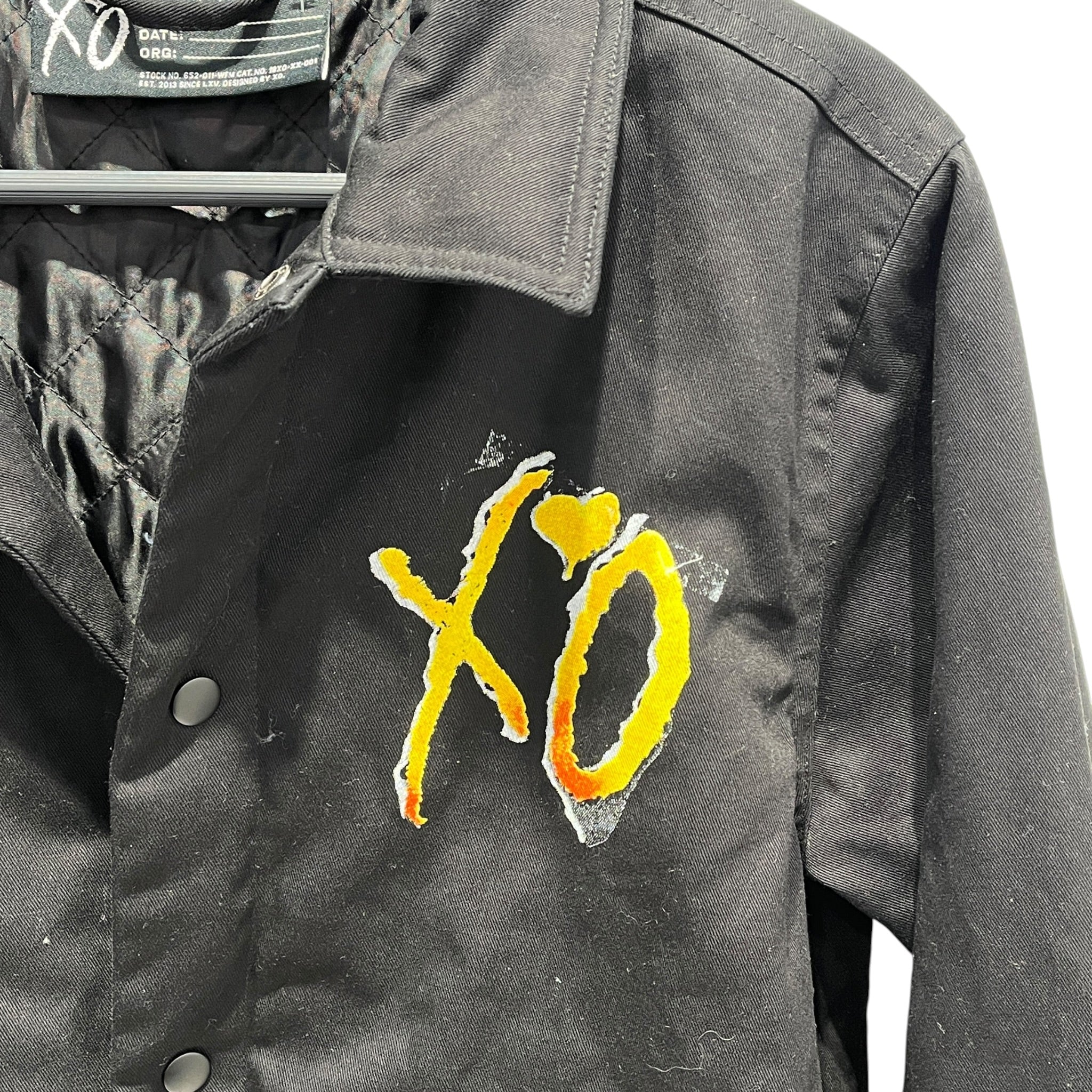 THE WEEKND/Jacket/XXL/Cotton/BLK/Graphic/XO MADNESS WORK JACKET KOTF view 5
