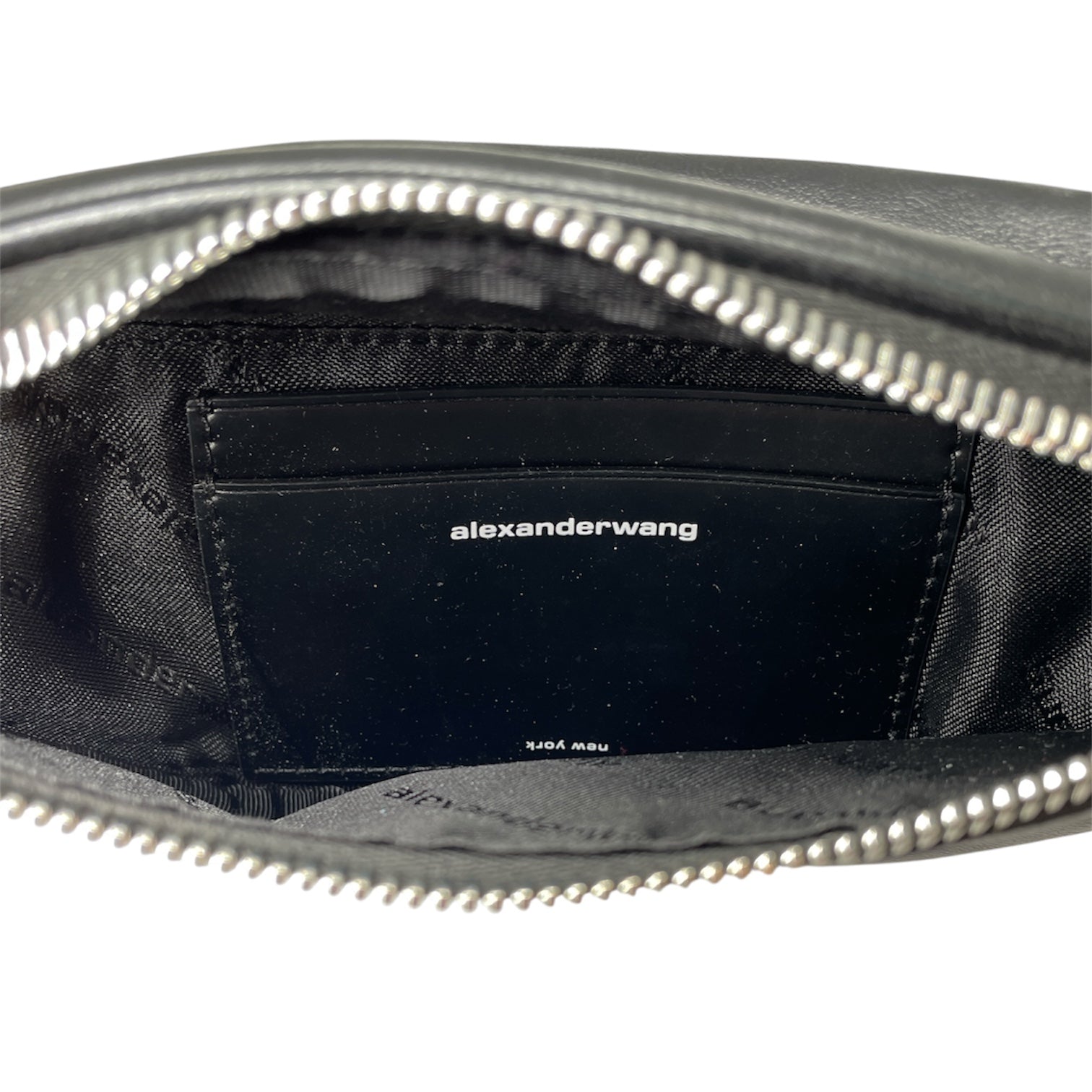 Alexander Wang/Accessories/Leather/BLK/double fanny pack view 3