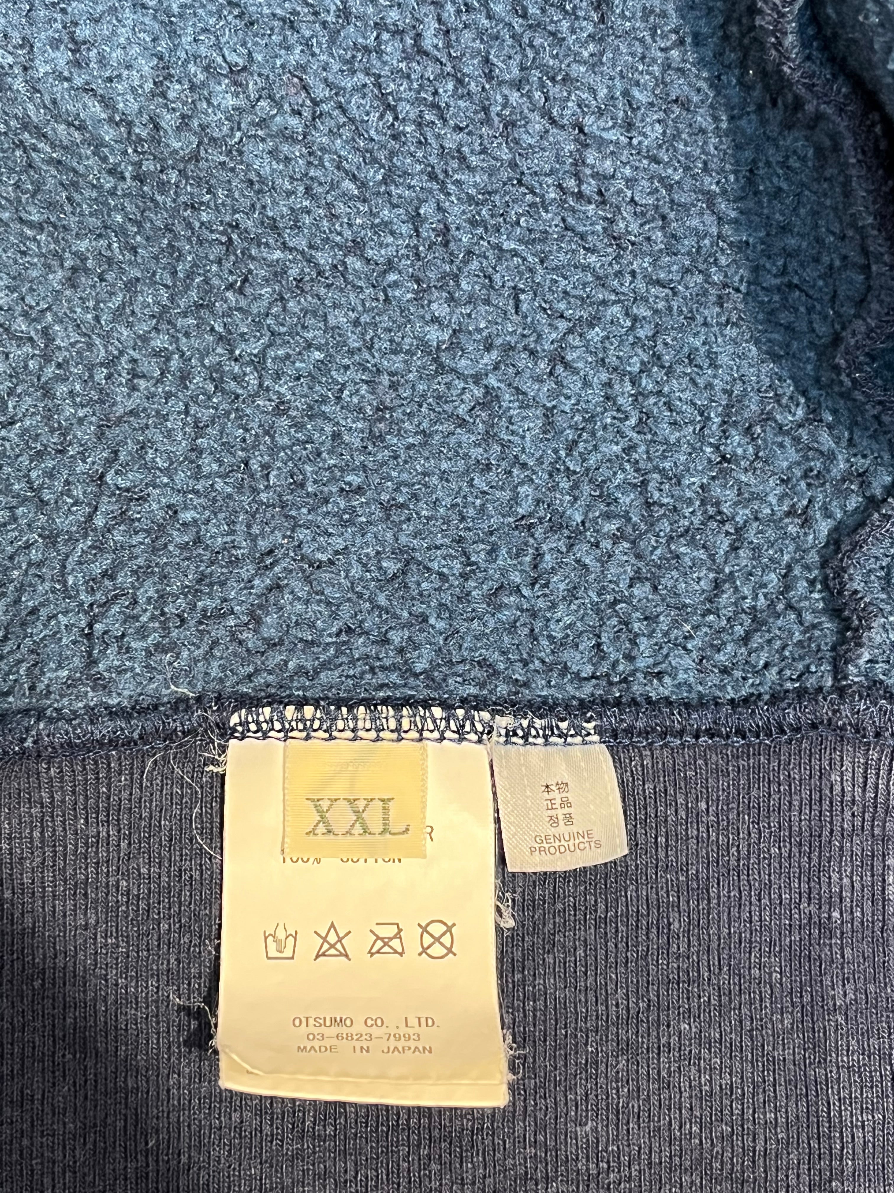 HUMAN MADE/Zip Up Hoodie/XXL/Cotton/NVY/DRY ALLS ZIP HOODIE view 4