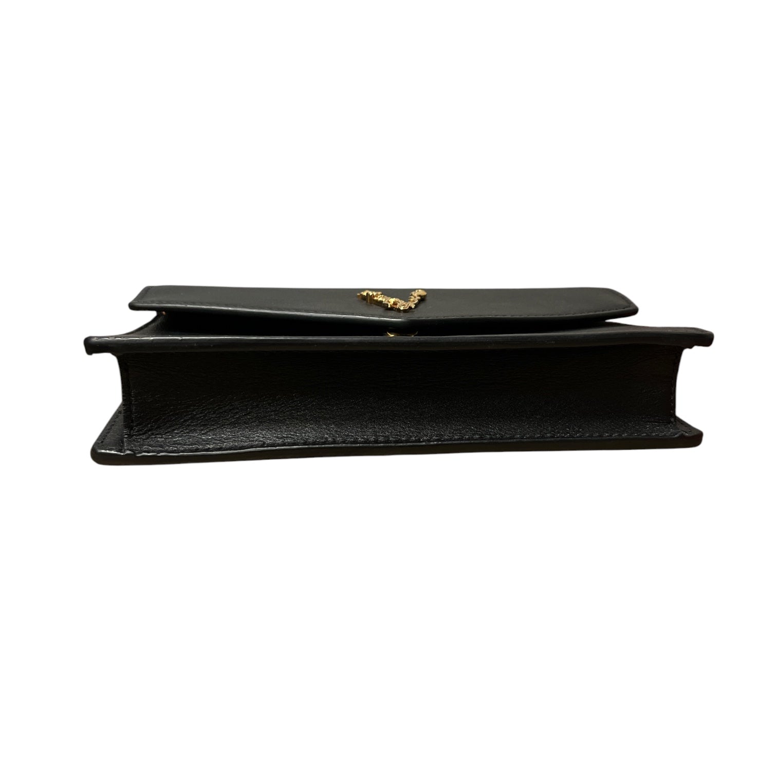 VERSACE/Cross Body Bag/Leather/BLK/lthr crossbody view 5