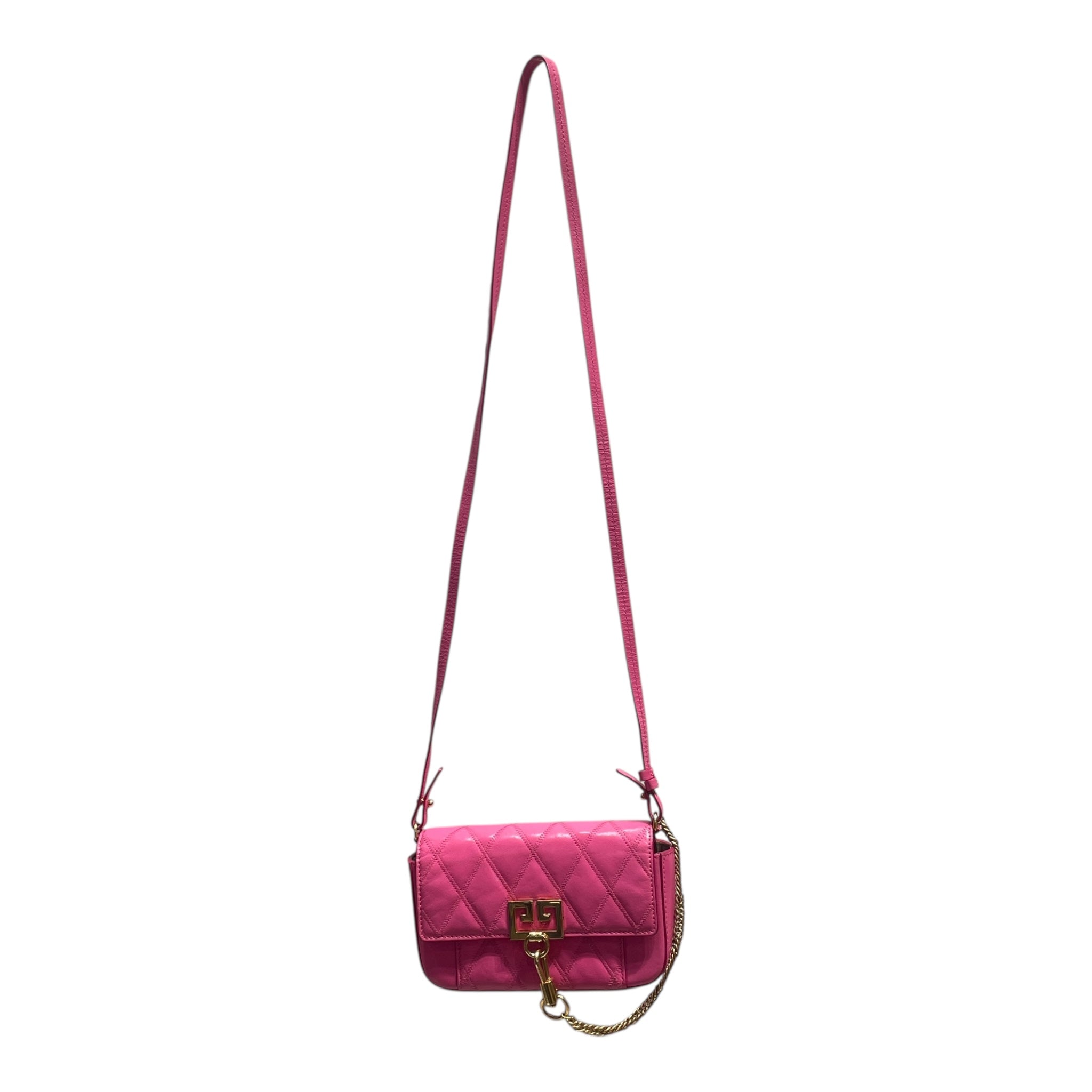 GIVENCHY/Cross Body Bag/Lambskin/PNK/givenchy leather pocket mini view 1