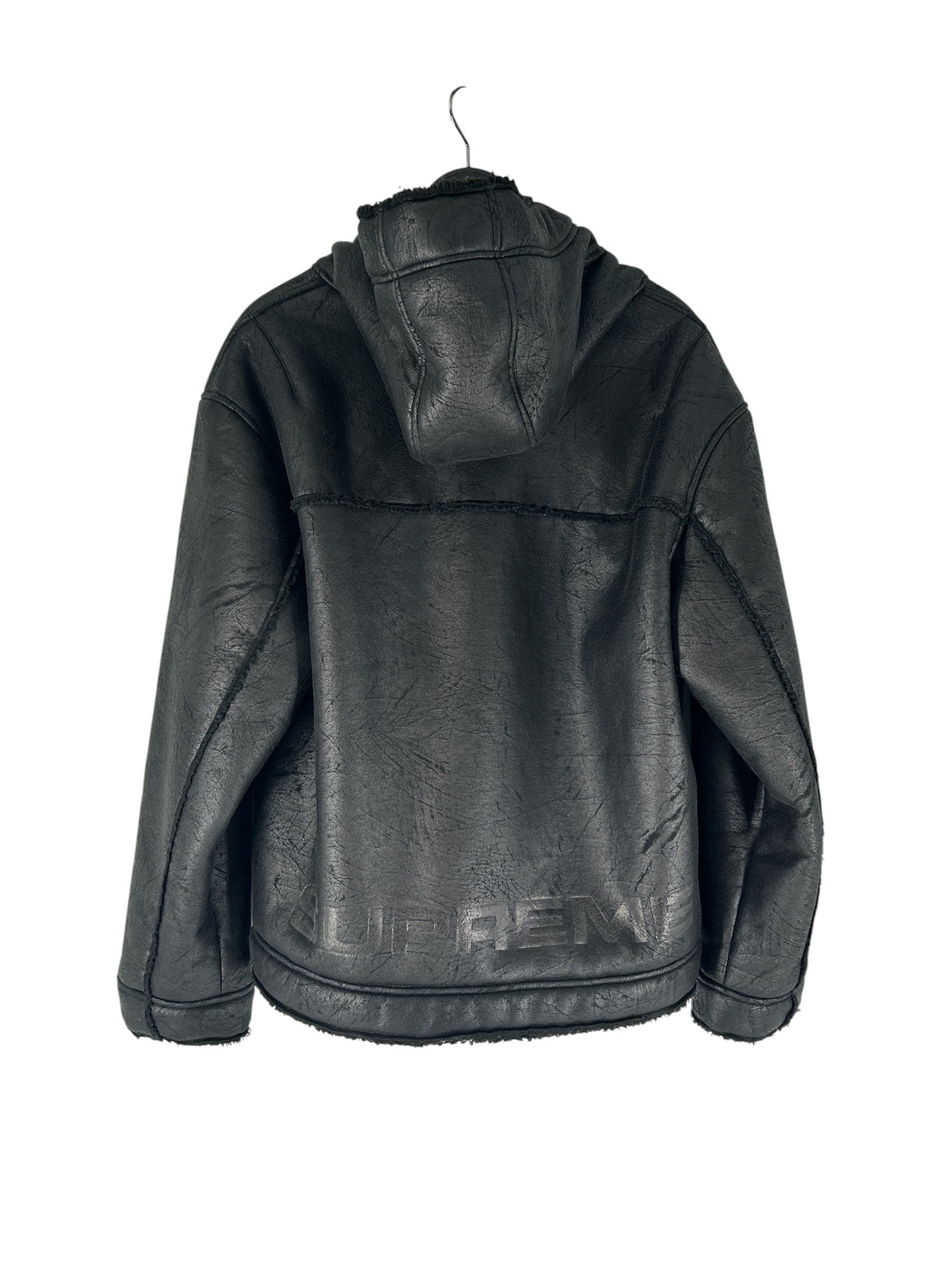 Supreme/Jacket/L/Polyester/BLK/SHEARLING HOODED view 2