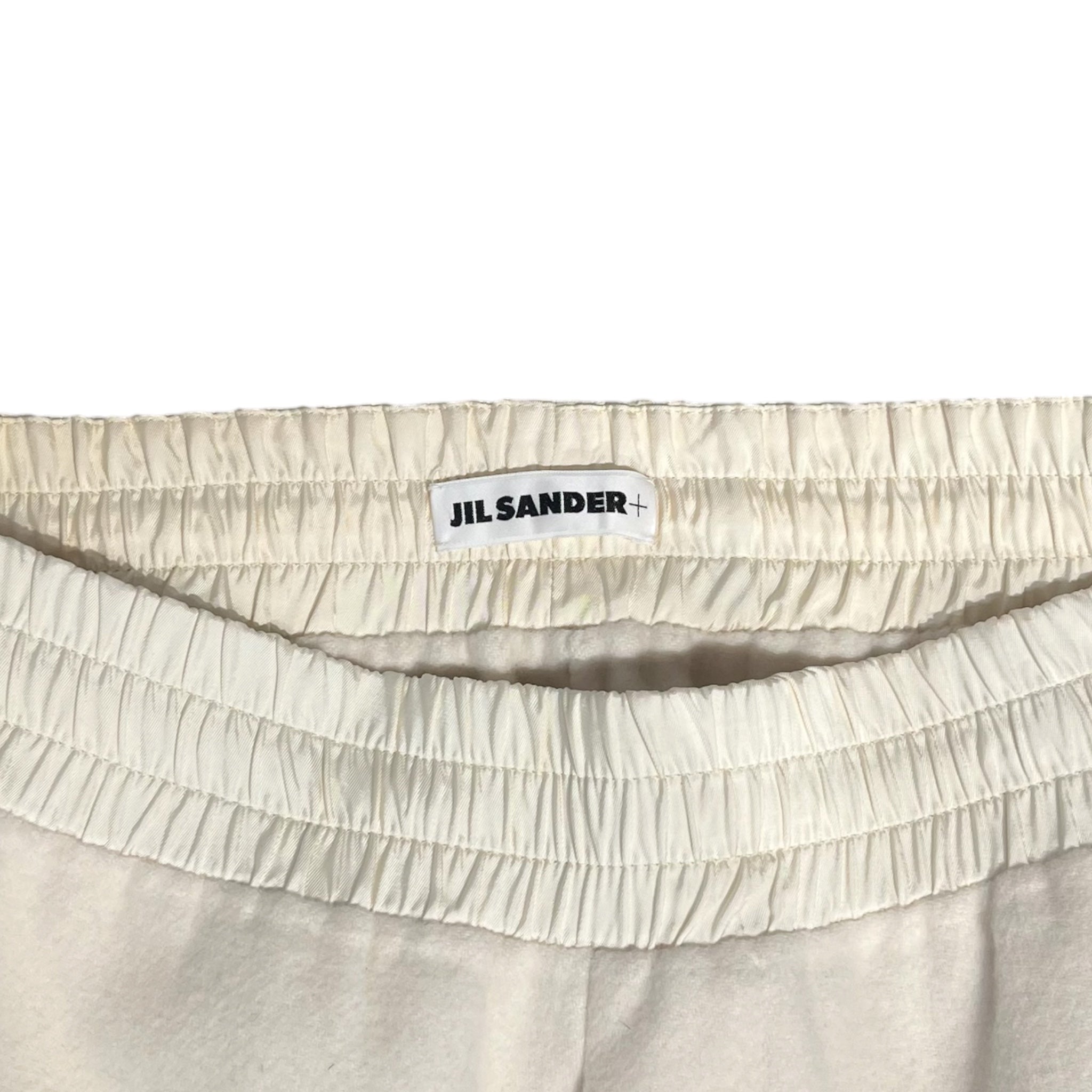 JIL SANDER/Pants/48/Wool/CRM/Joggers/WIDE LEG view 3