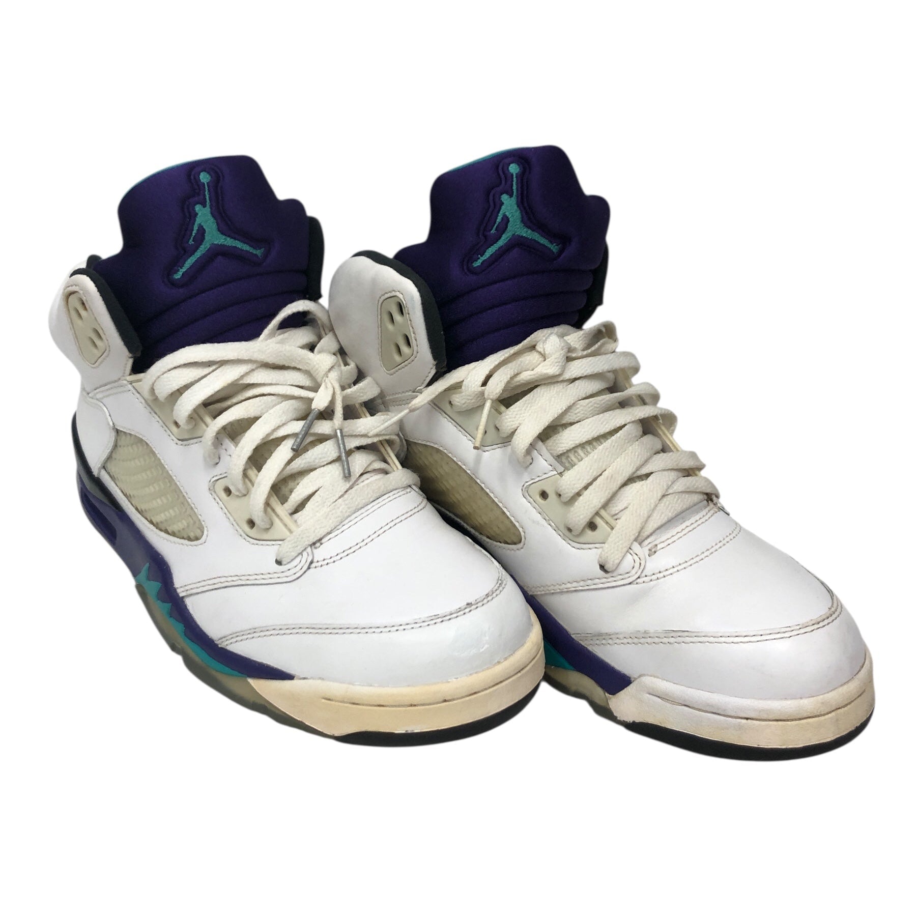 NIKE/AIR JORDAN 5 RETRO/Hi-Sneakers/US 10/WHT/136027-108 view 1
