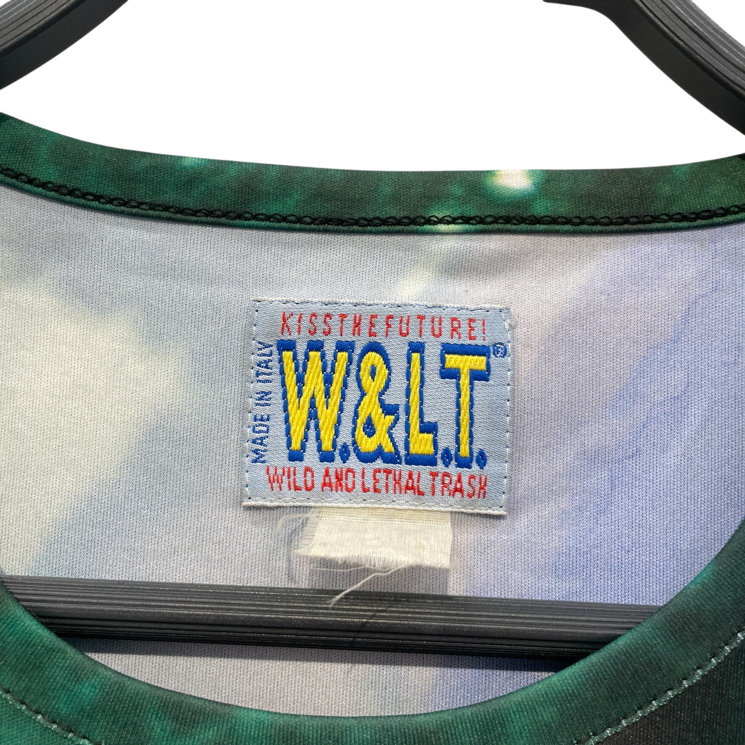 W.&L.T./Walter Van Beirendonck/T-Shirt/L/Polyester/BLU/All Over Print/90s poison frog  or view 4