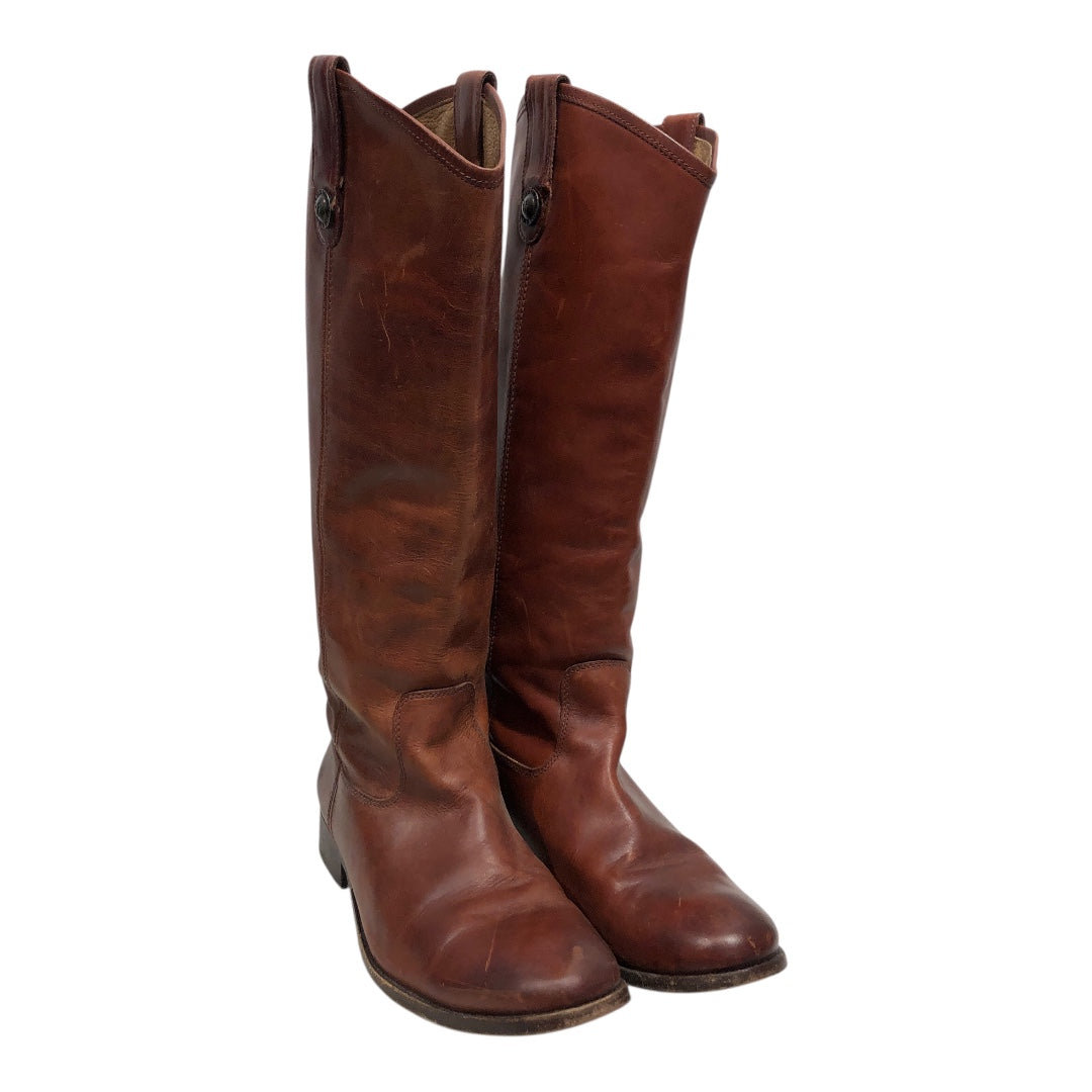 FRYE/Boots/US 9.5/Leather/BRW/cognac melissa riding boots view 1