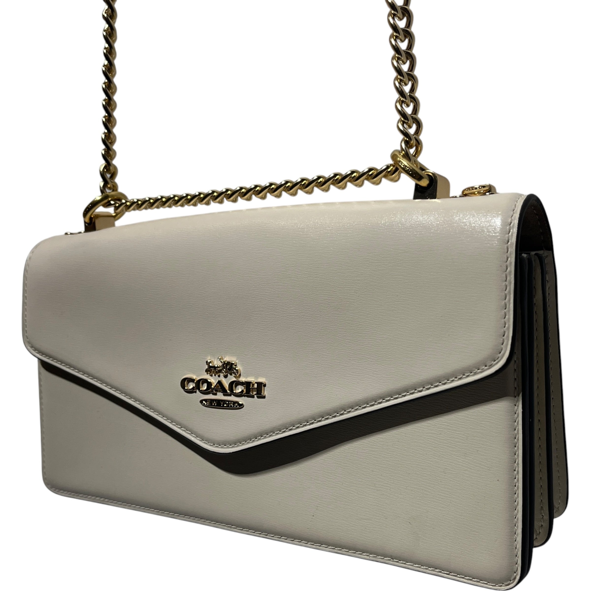 COACH/Cross Body Bag/Leather/CRM/klare envelope view 2