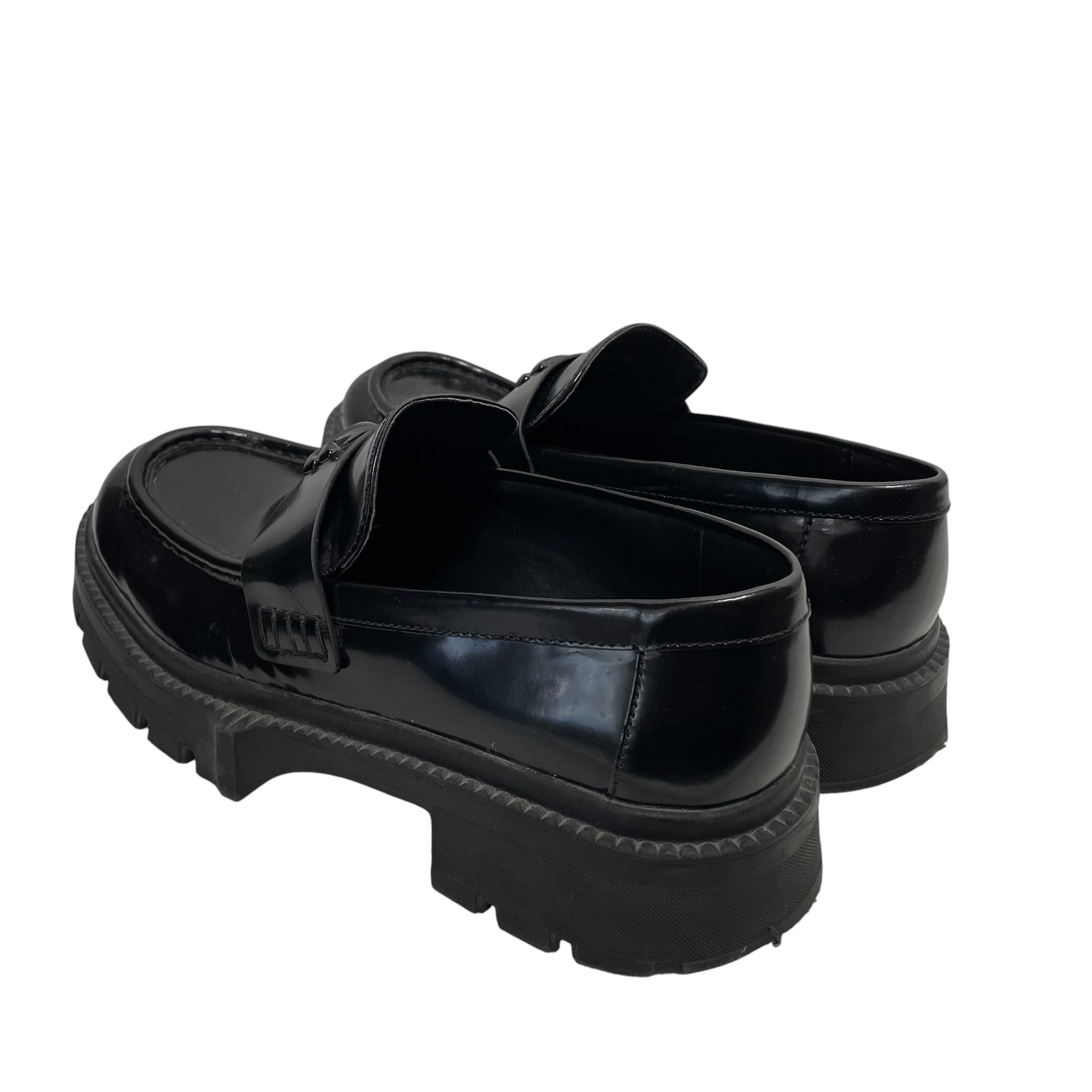 COACH/Low-Sneakers/US 8.5/Leather/BLK/ view 3