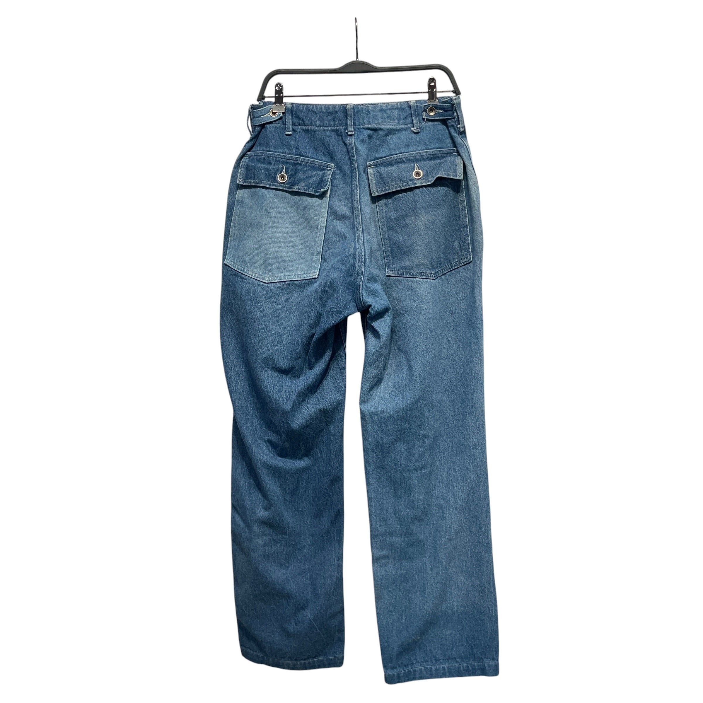 Engineered Garments WORKADAY/Pants/S/Cotton/IDG/mixed denim work pants view 2