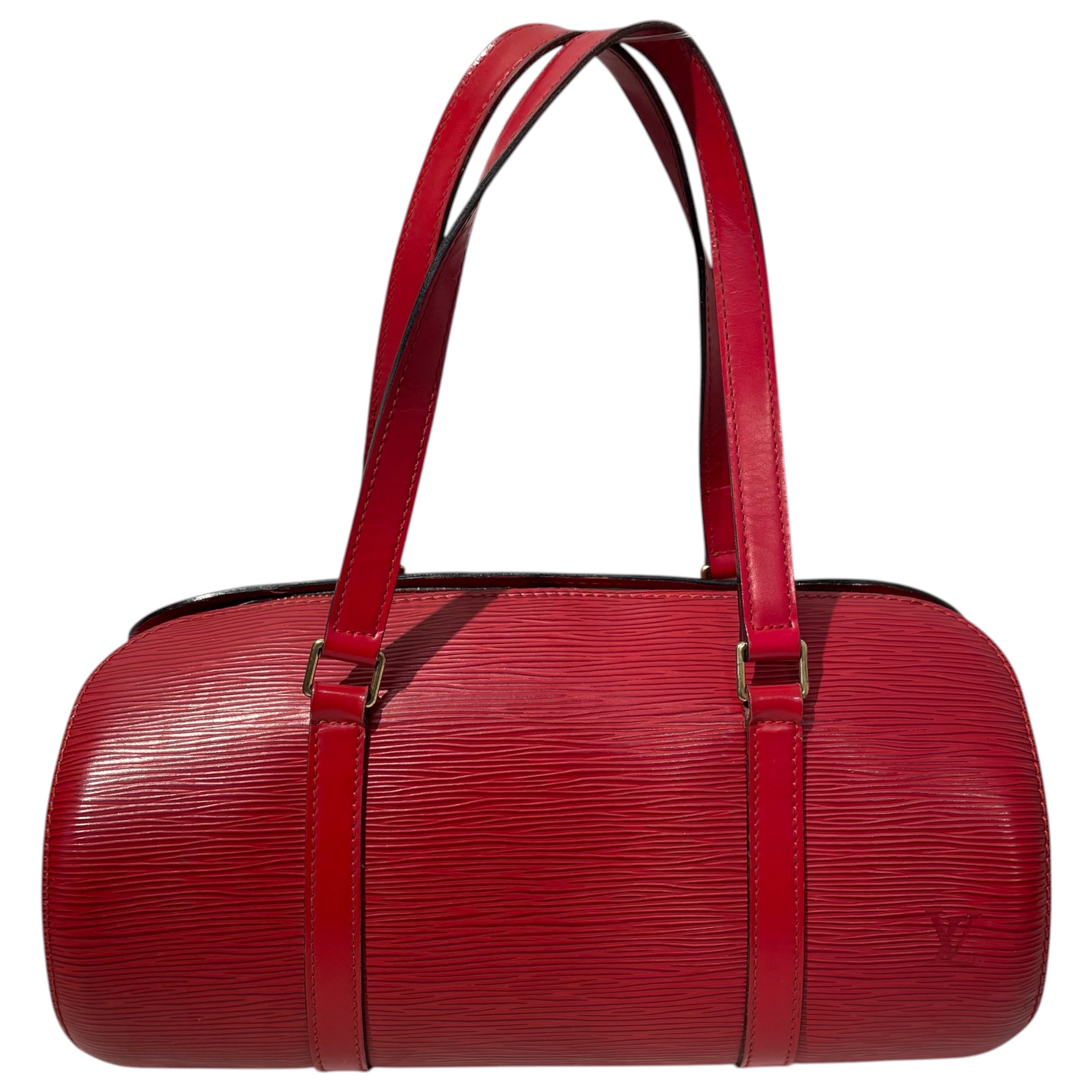 LOUIS VUITTON/Bag/Leather/RED/epi leather view 1