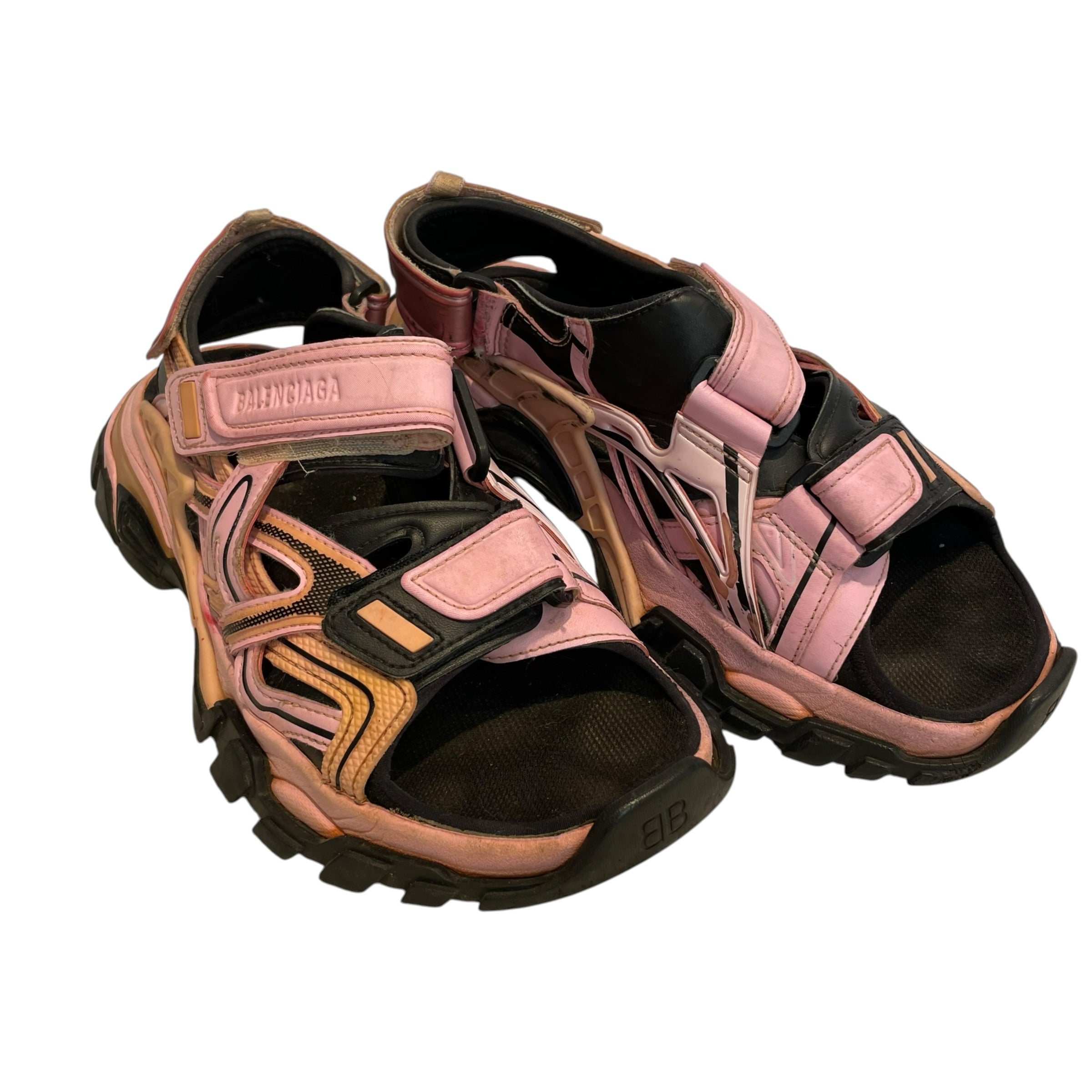 BALENCIAGA/Sandals/US 8/PNK/track sandal view 1