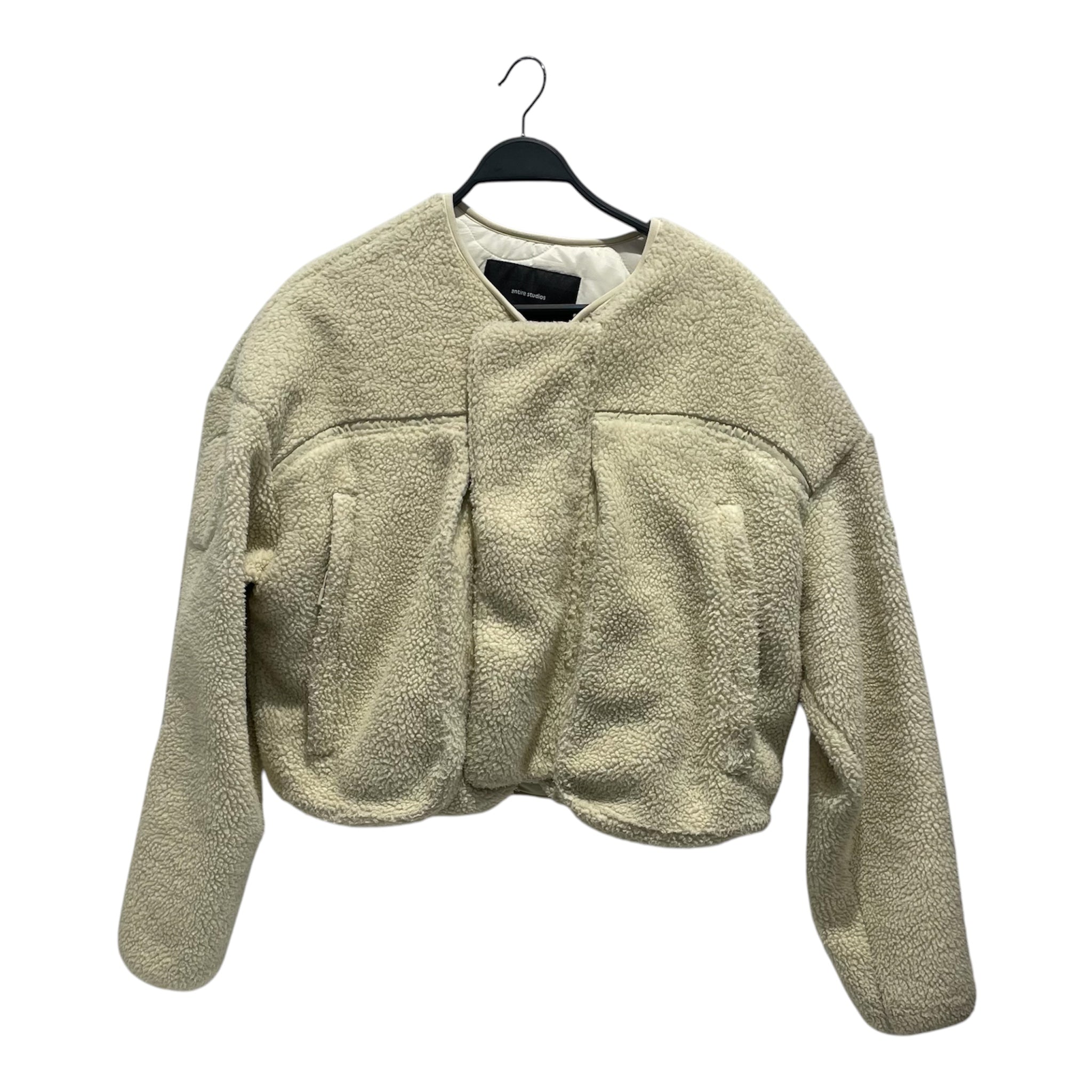 entire studios/Jacket/S/Polyester/CRM/SHERPA VELCRO ZIP view 1