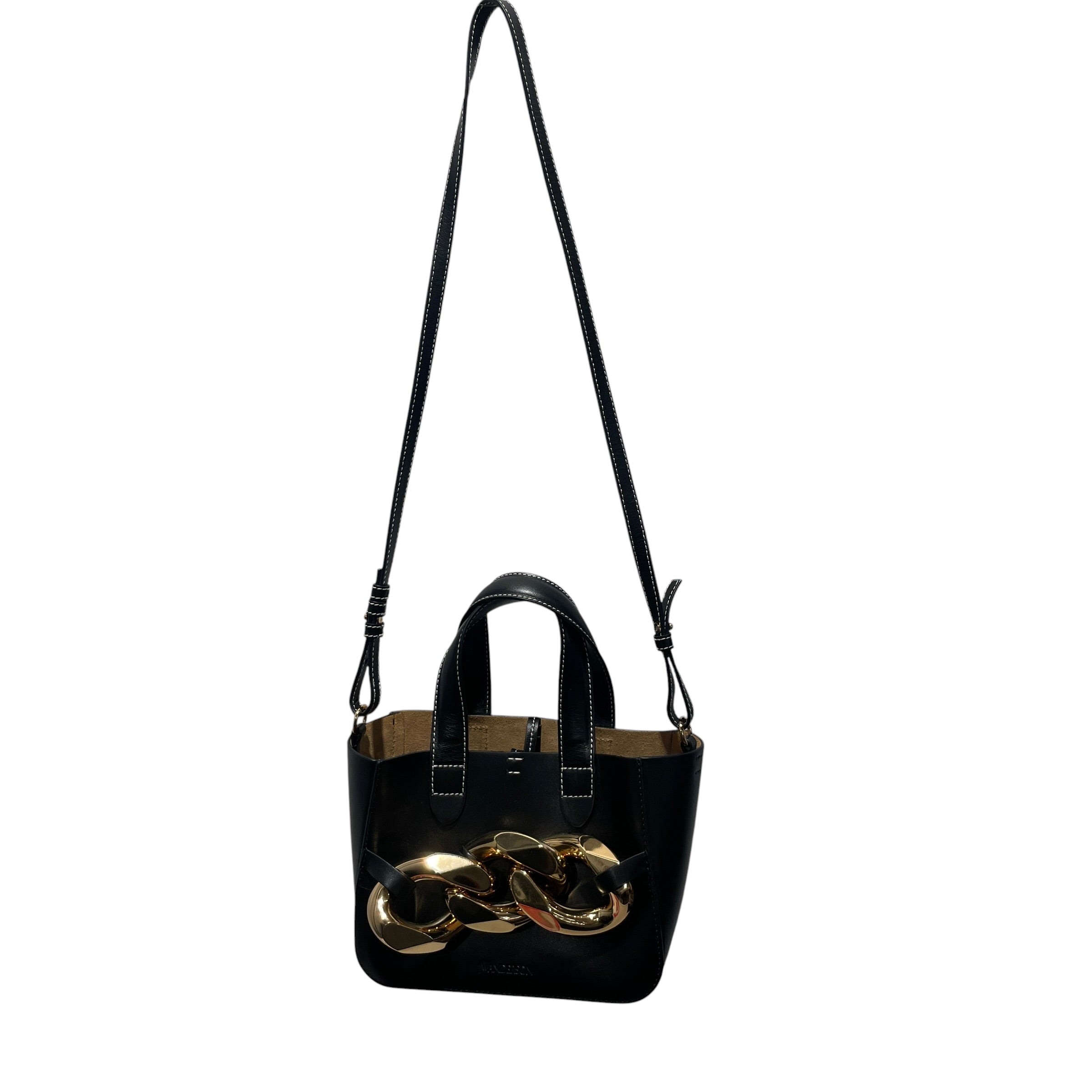 JW ANDERSON(J.W.ANDERSON)/Cross Body Bag/Leather/BLK/Chain Crossbody view 1