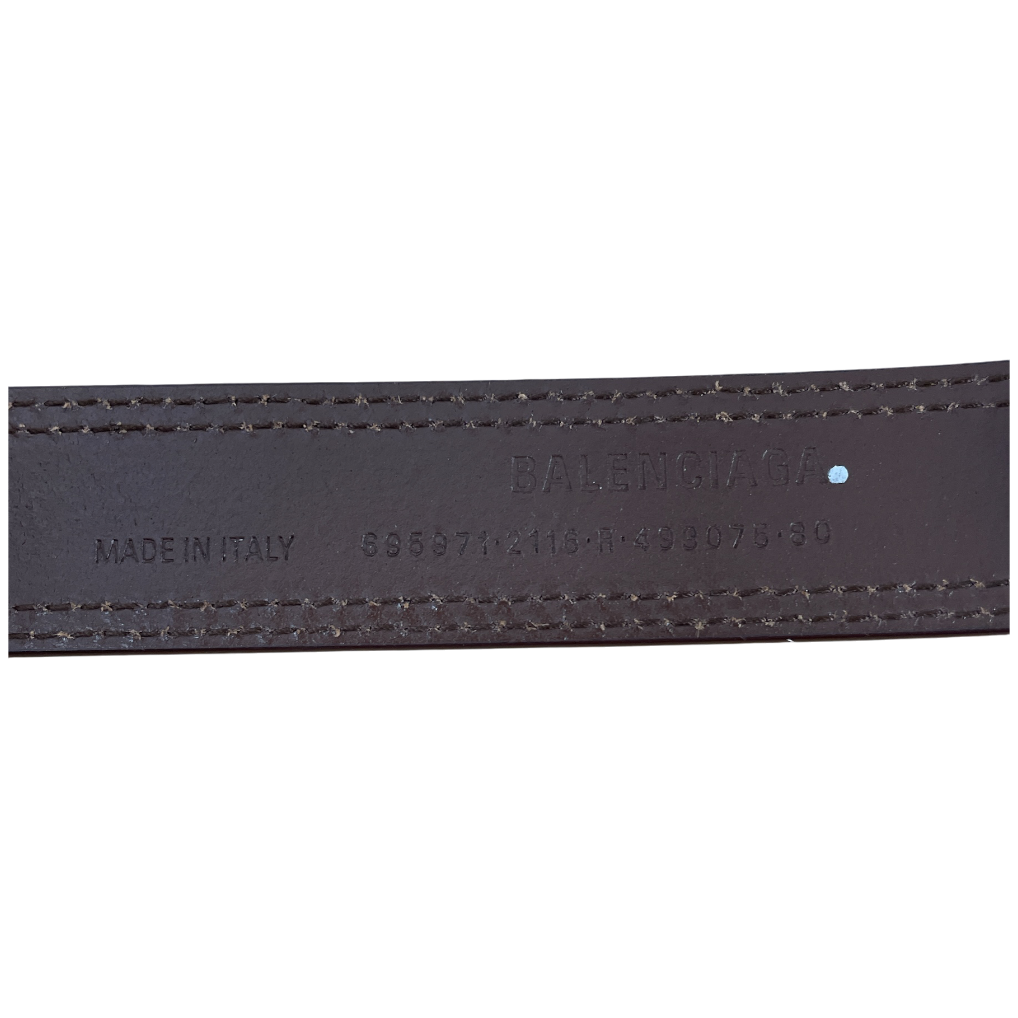 BALENCIAGA/Belt/Leather/BRW/L's/LOGO ON BUCKLE view 4