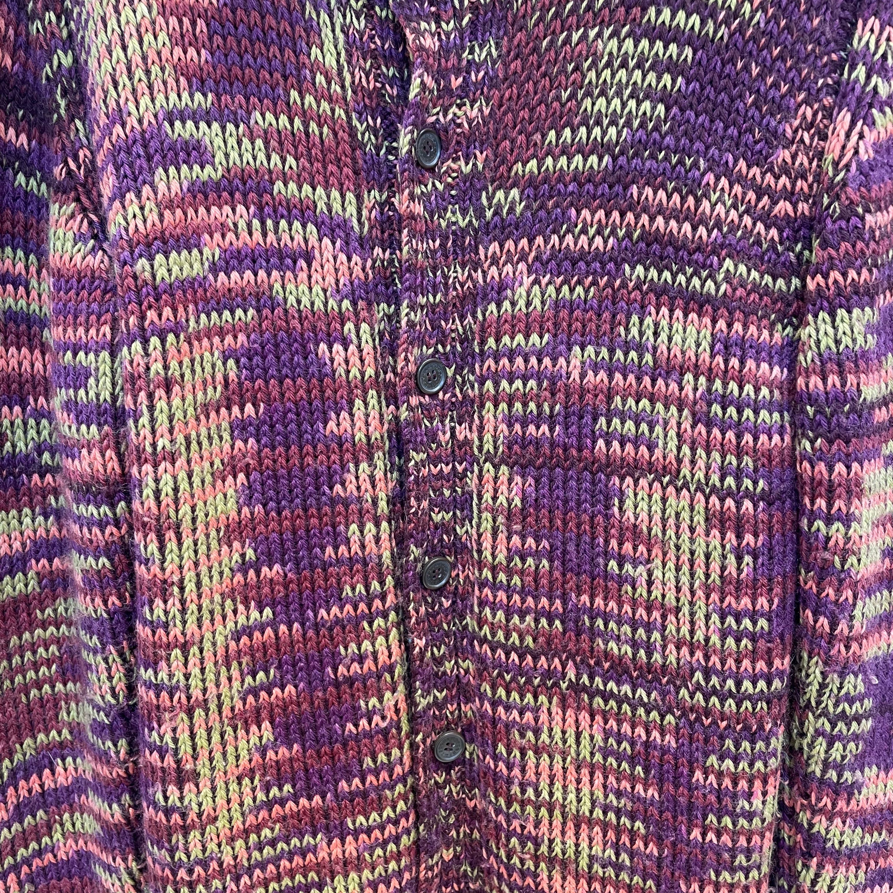 MISSONI/Sweater/XL/Wool/MLT/purp/pnk/grn view 3