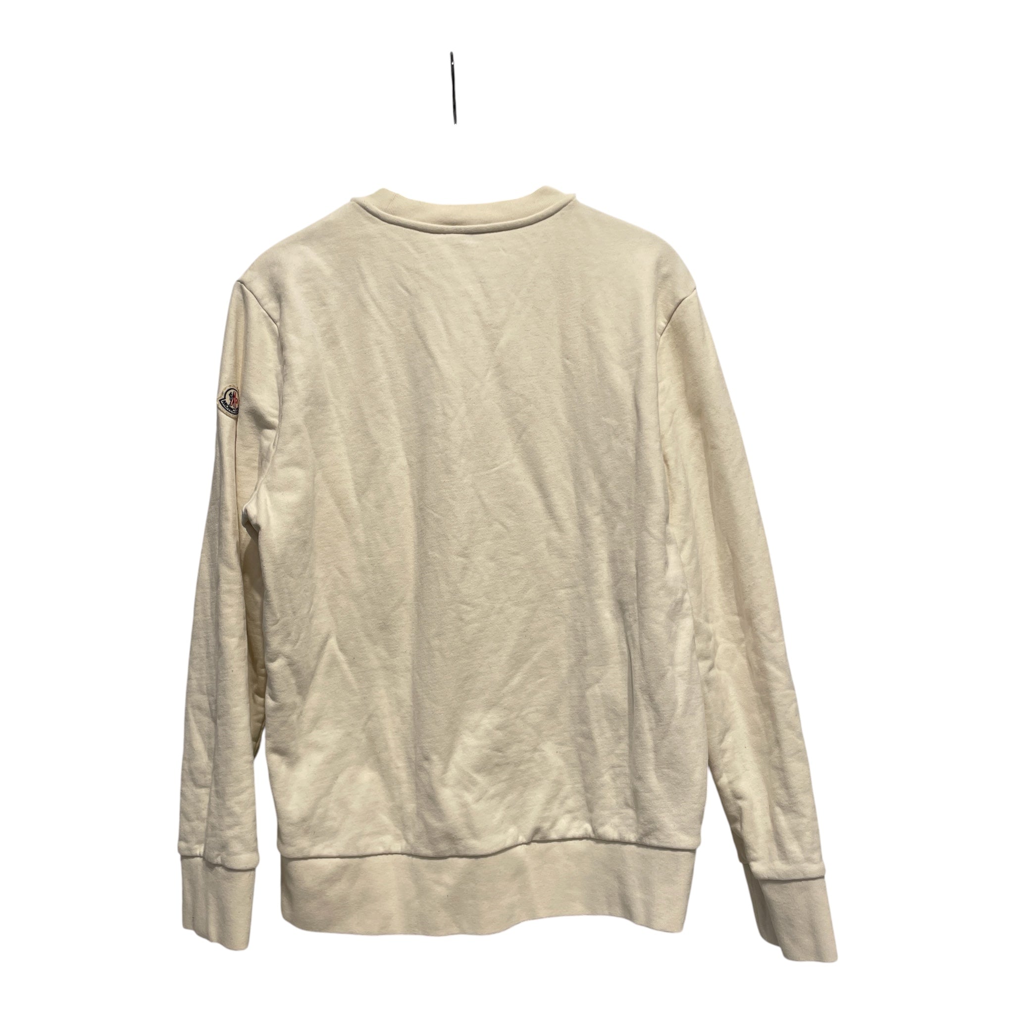 MONCLER/Sweatshirt/XL/Cotton/CRM/cursive logo view 2