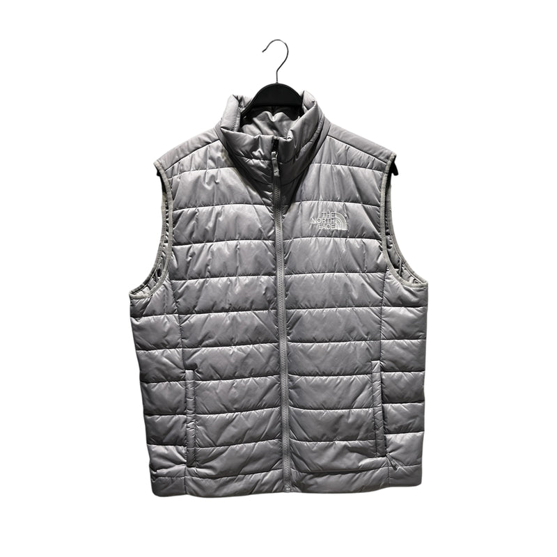 THE NORTH FACE/Puffer Vest/L/Nylon/GRY/