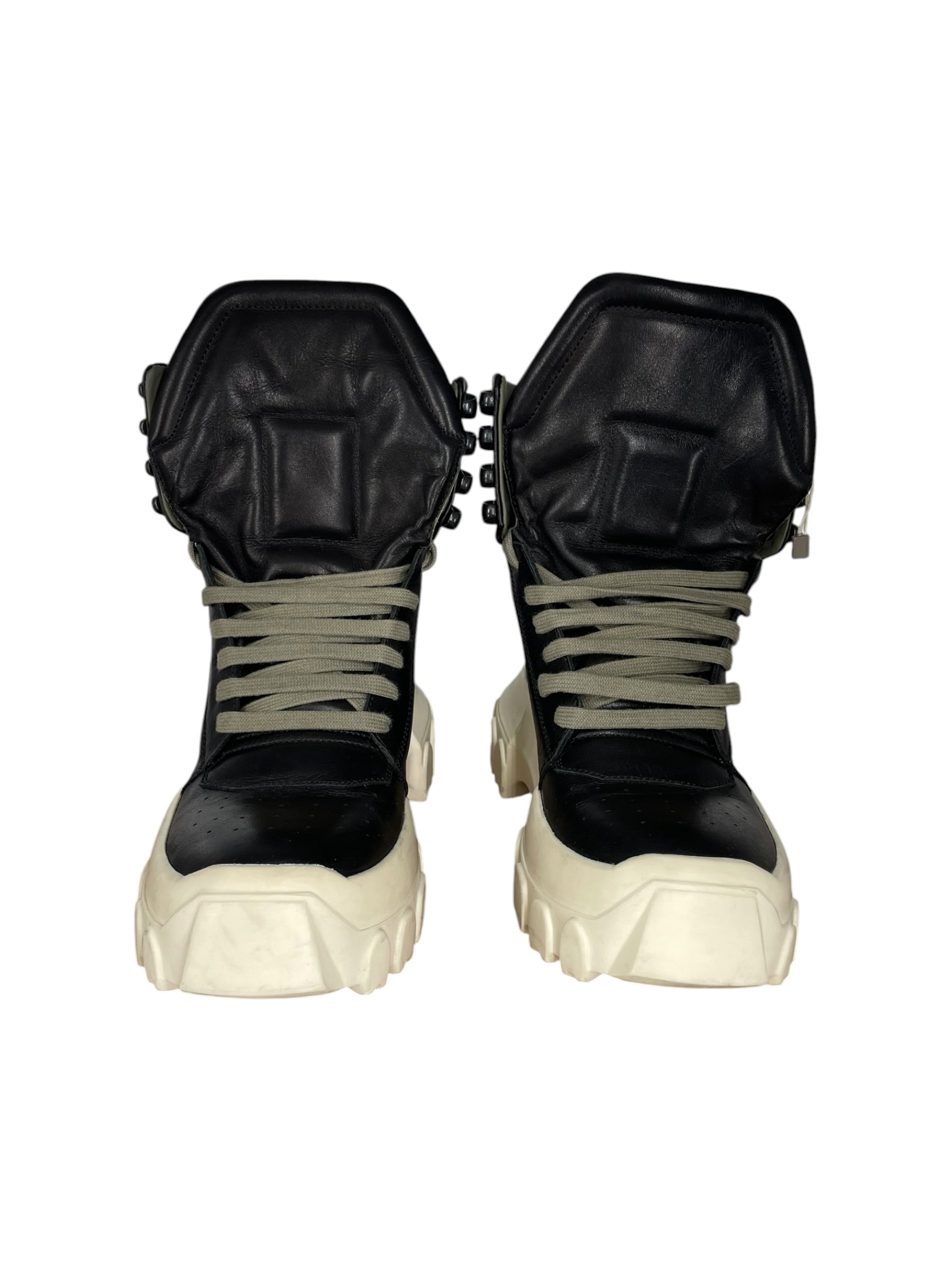Rick Owens/Boots/EU 36/Leather/BLK/ LACE UP TRACTOR BOOTS SZ36 view 3
