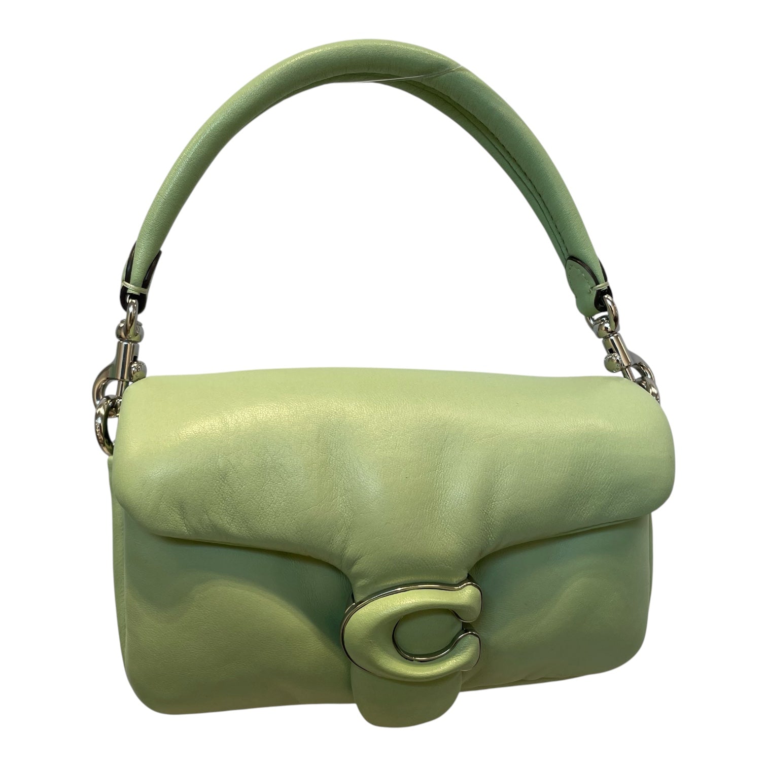 COACH/Hand Bag/Leather/GRN/PILLOW TABBY MINI/MINT GRN view 1