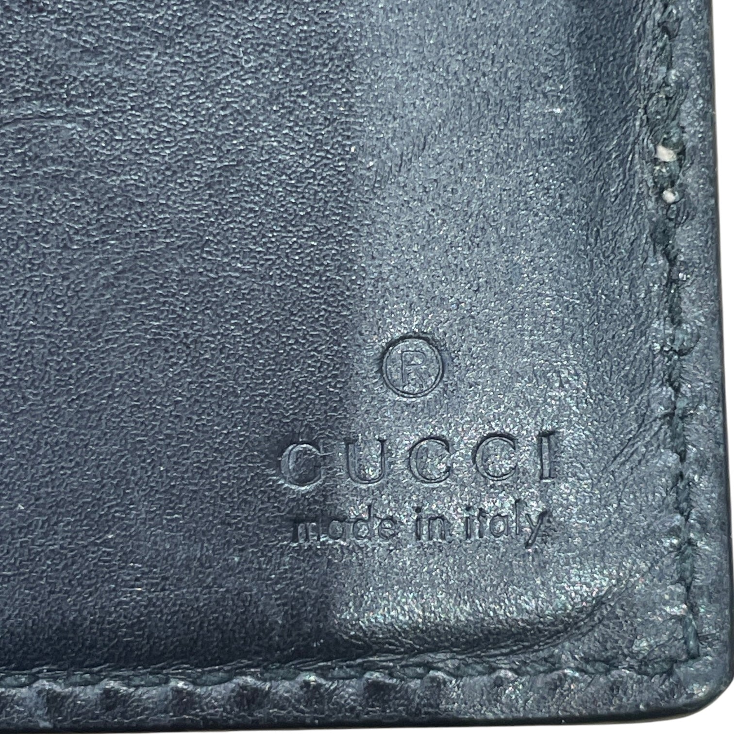 GUCCI/Bifold Wallet/Monogram/Leather/BLK/M's/GUCCI CANVAS WALLET BLACK view 6