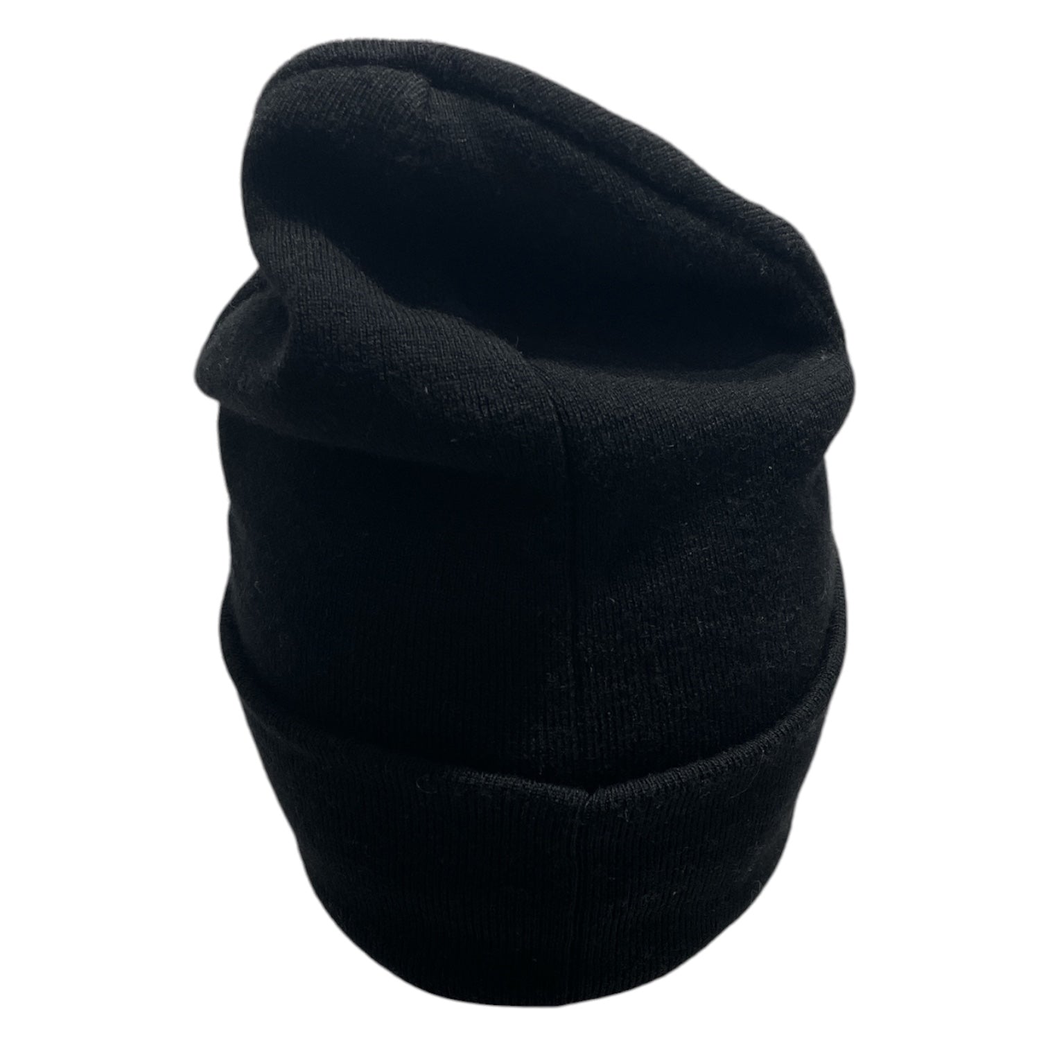 MONCLER/Beanie/OS/Wool/BLK/M's/Black Virgin Wool Knit Beanie view 2
