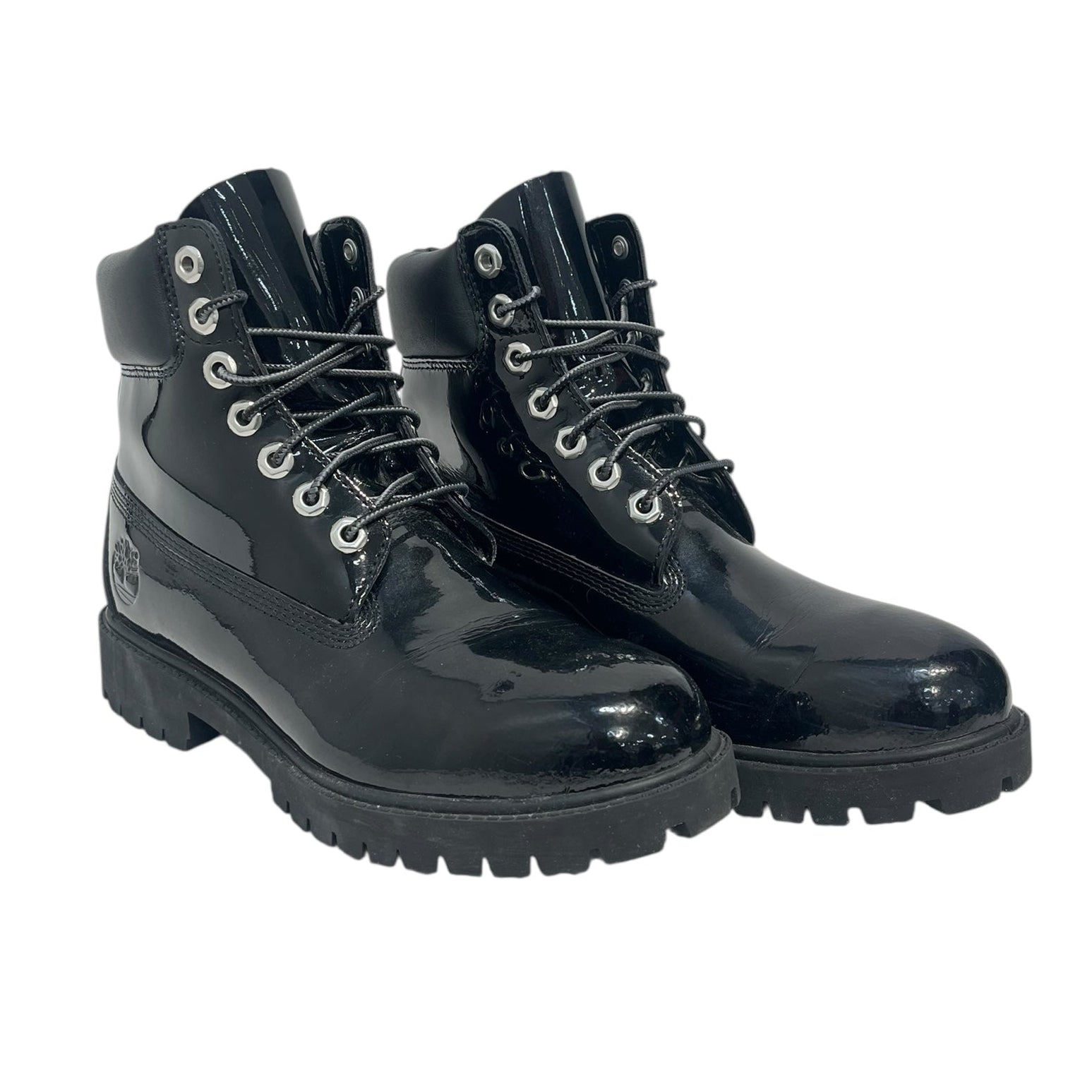 Veneda Carter/Timberland/Boots/US 8.5/Faux Leather/BLK/6-INCH GLAZED TIMB view 1