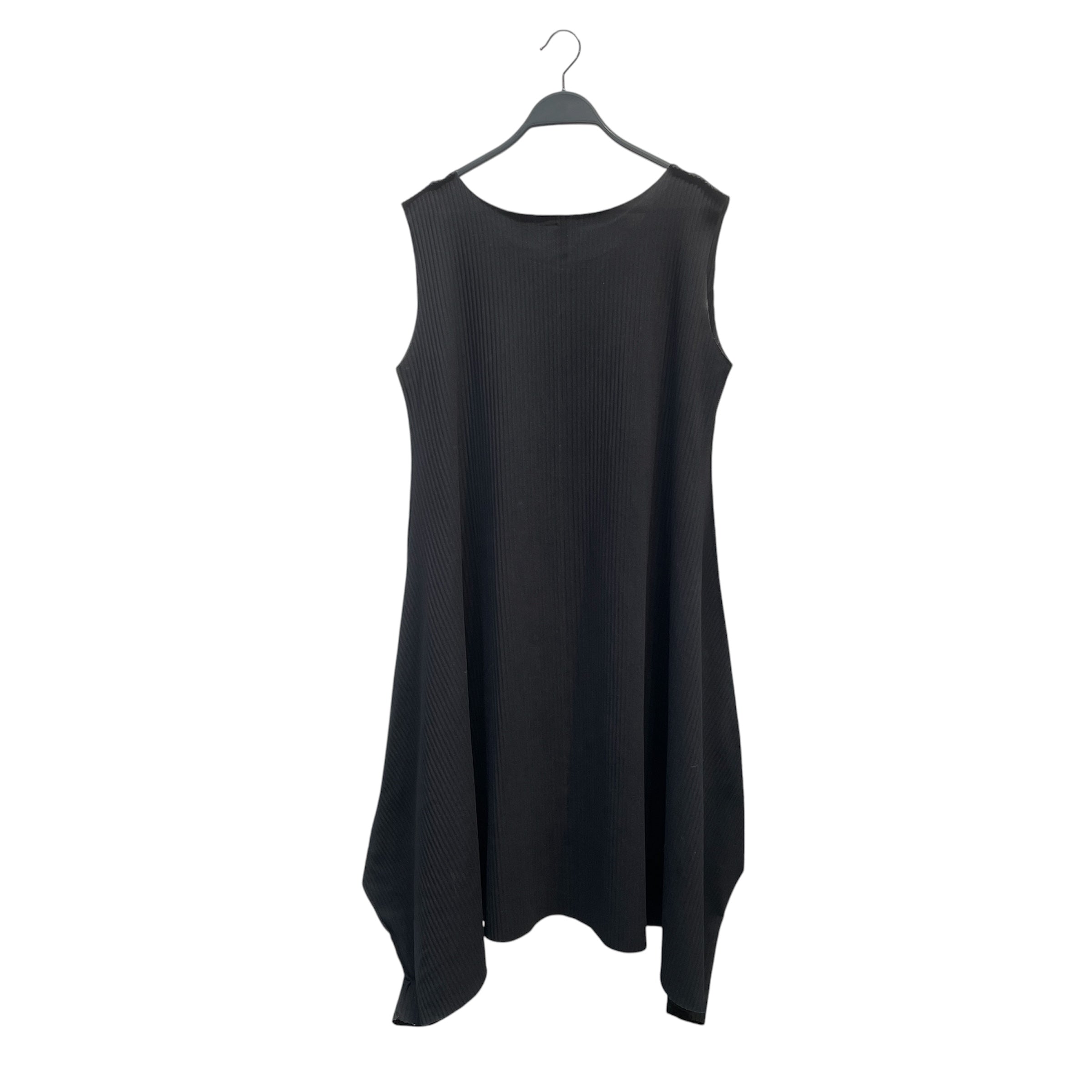 ISSEY MIYAKE/Camisole Dress/M/Polyester/BLK/ view 2