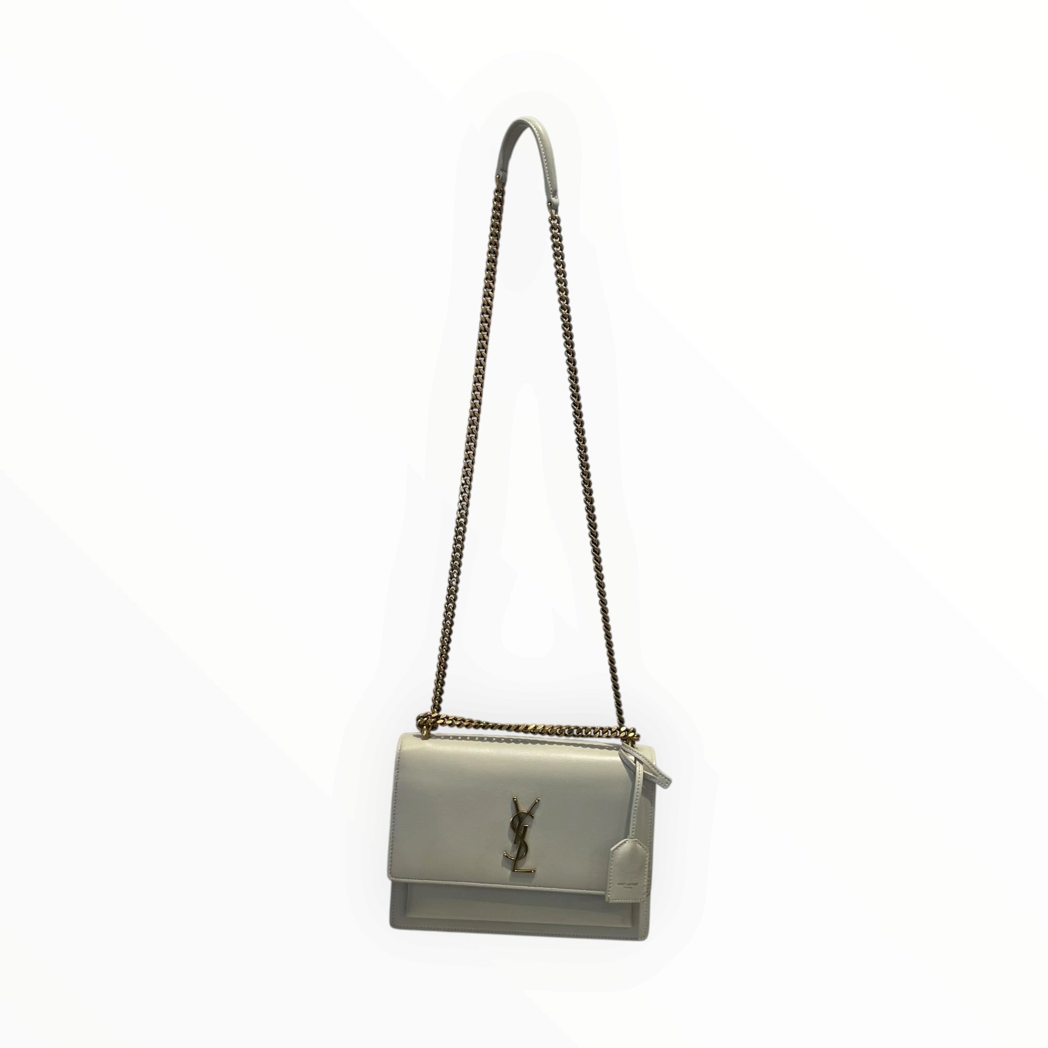 YVES SAINT LAURENT/Bag/Leather/CRM/Sunset Med view 1