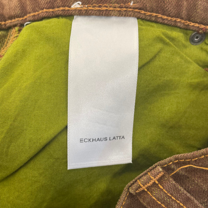 ECKHAUS LATTA/Wide Leg Pants/29/Denim/BRW/Baggy Jeans