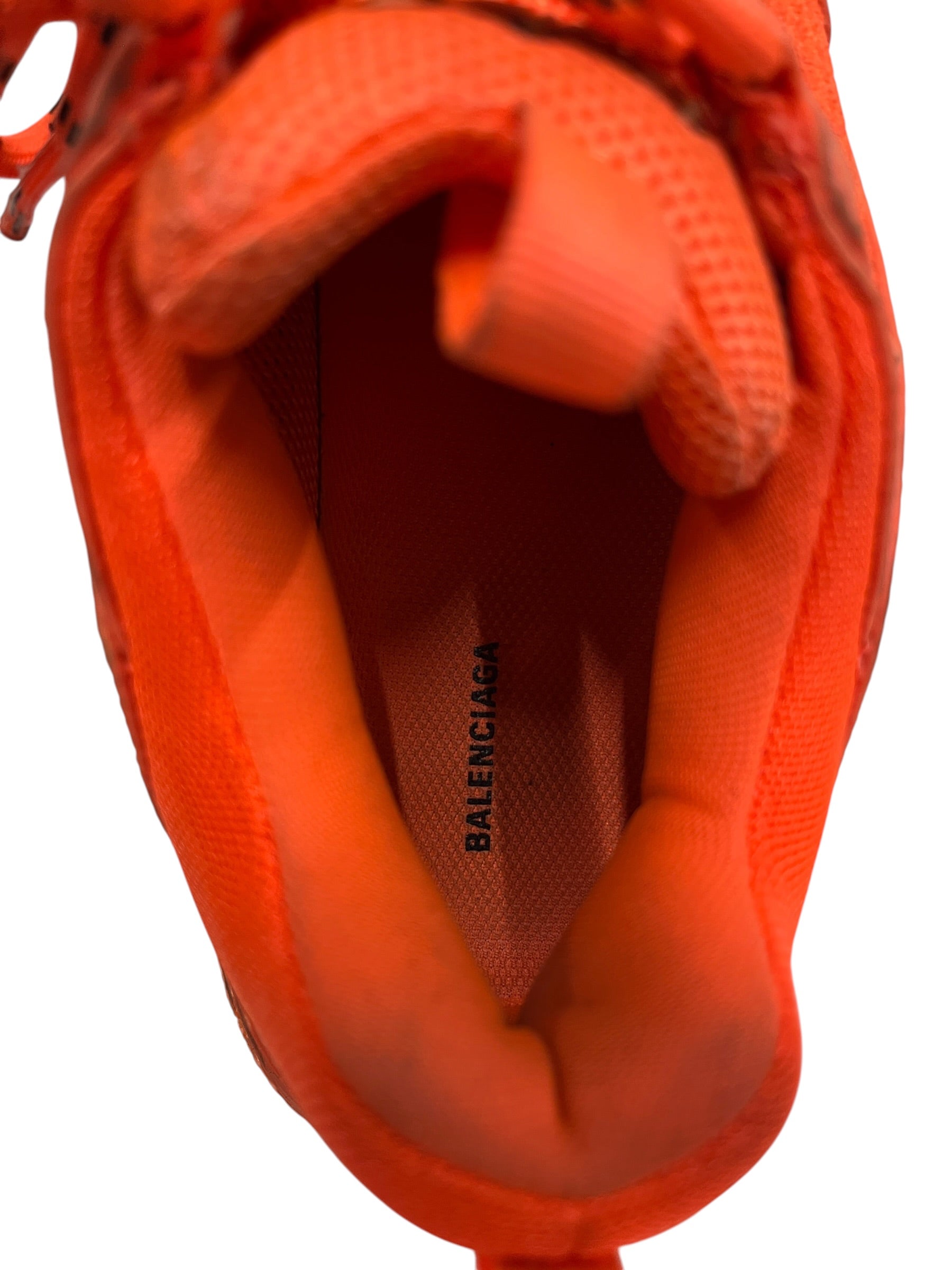 BALENCIAGA/Low-Sneakers/US 8/Nylon/ORN/Triple S view 3