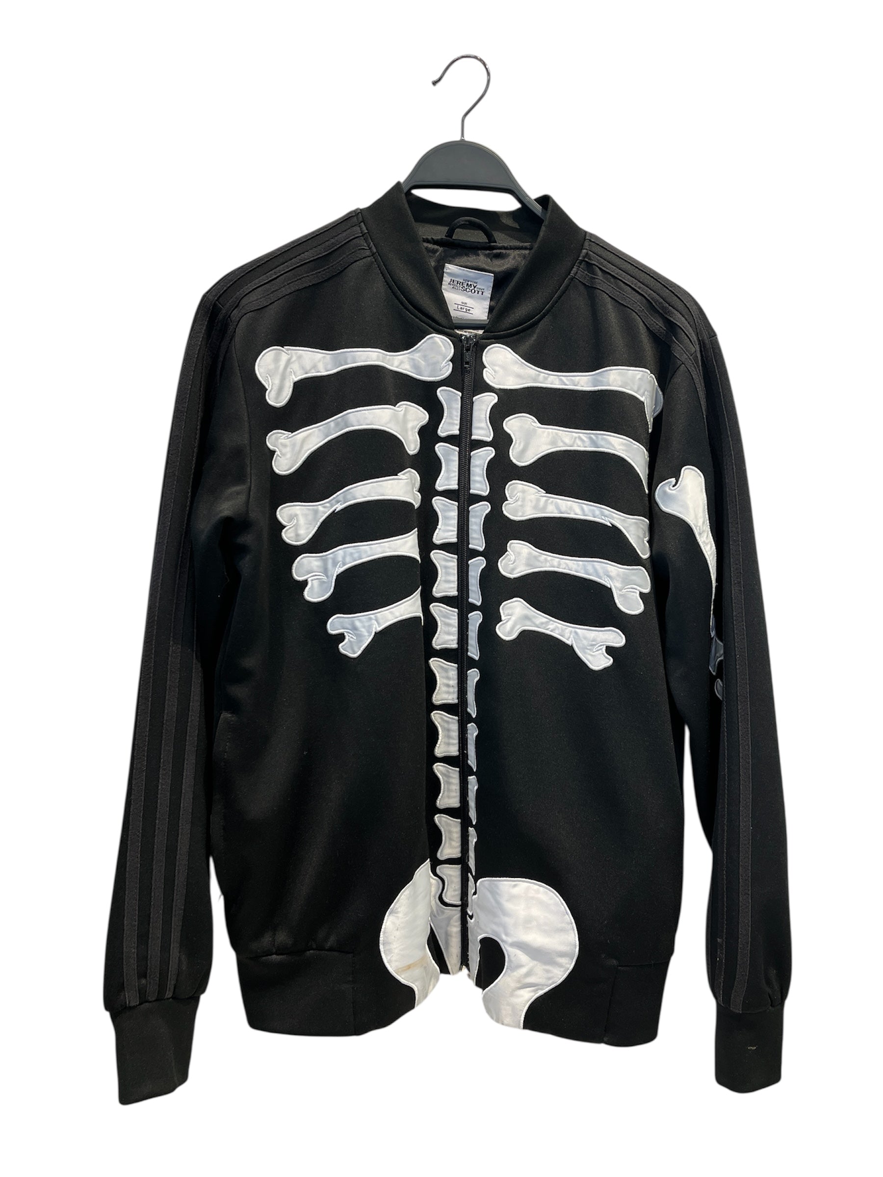 JEREMY SCOTT/adidas/Jacket/L/BLK/SKELETON view 1