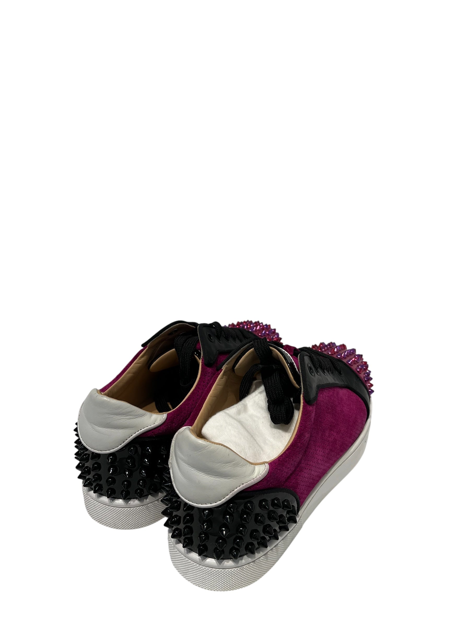 Christian Louboutin/Low-Sneakers/EU 41/Leather/PPL/ view 2
