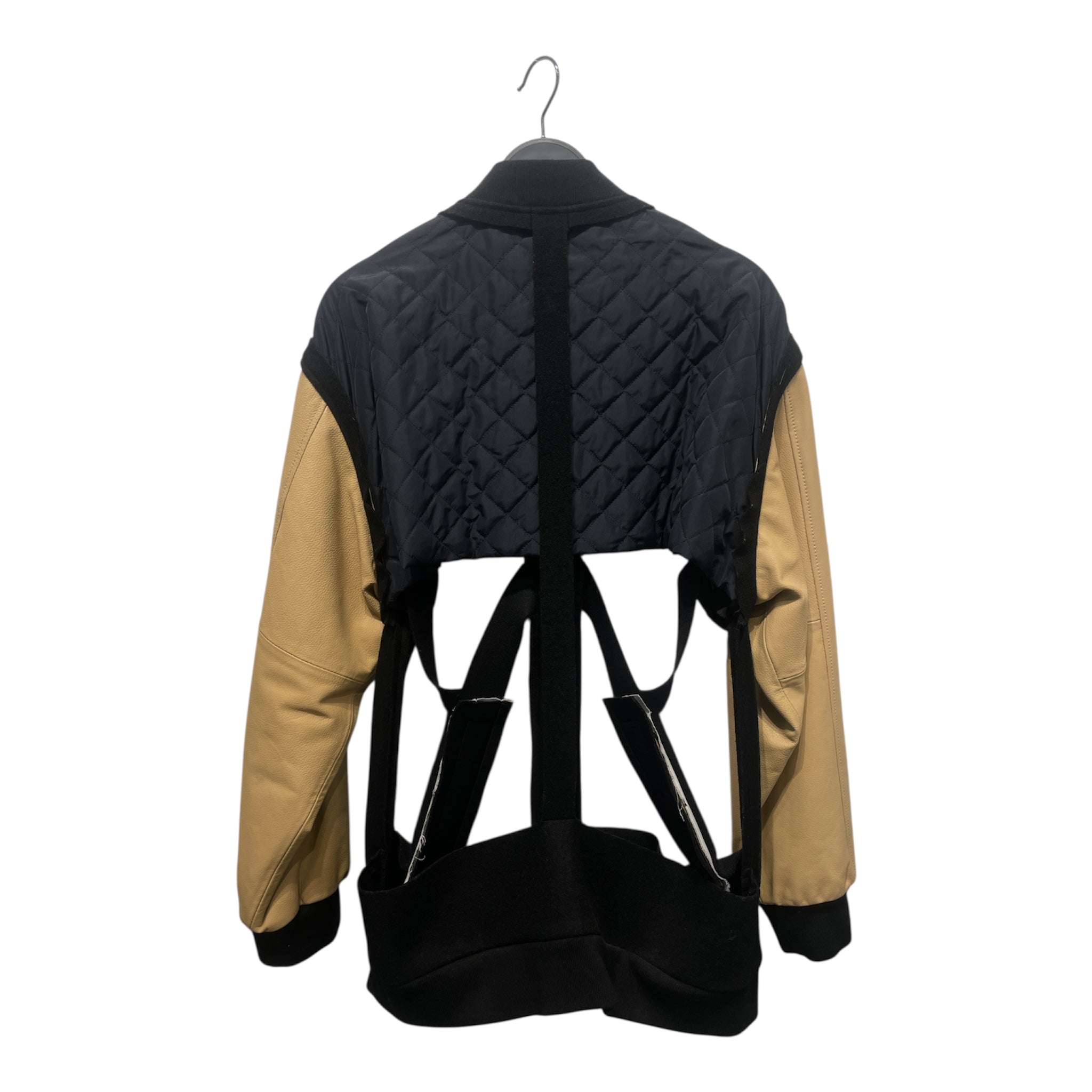 Maison Margiela/Baseball Jkt/40/Wool/BLK/VARSITY/#56/ OPEN ON BACK & FR view 2
