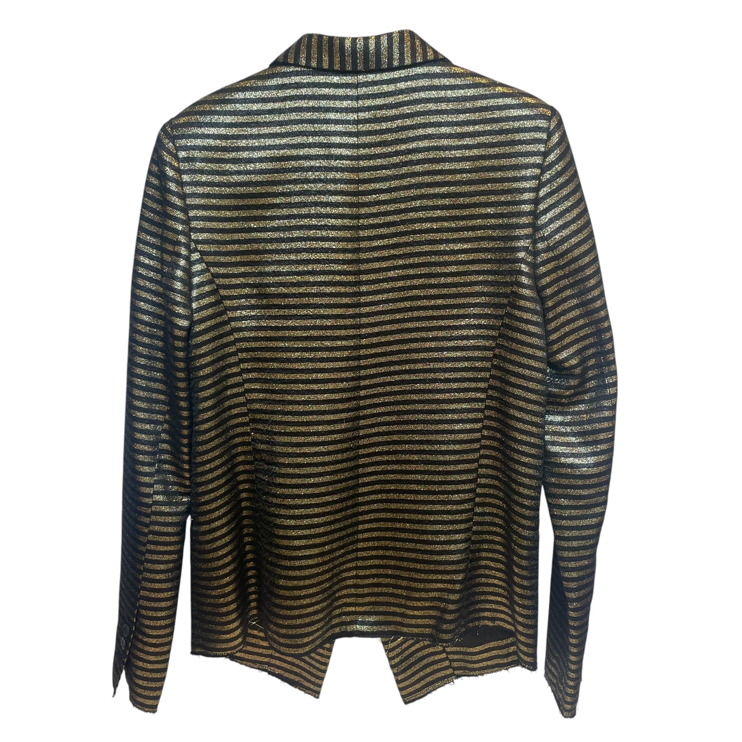 RtA/Jacket/S/Stripe/Polyester/BLK/r+a gold striped jacket view 2